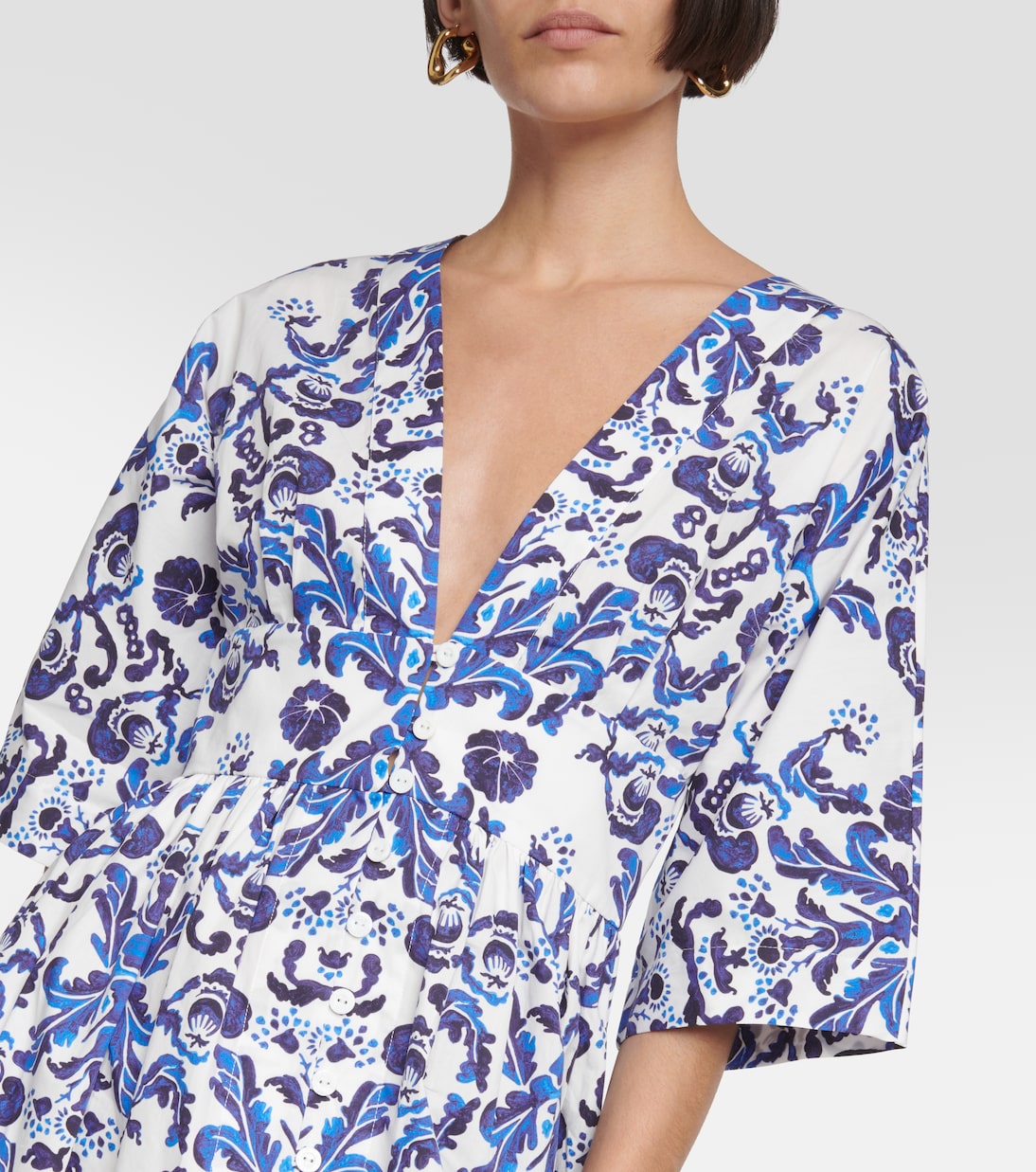 Maxikleid Elowen aus Baumwolle | Emilia Wickstead