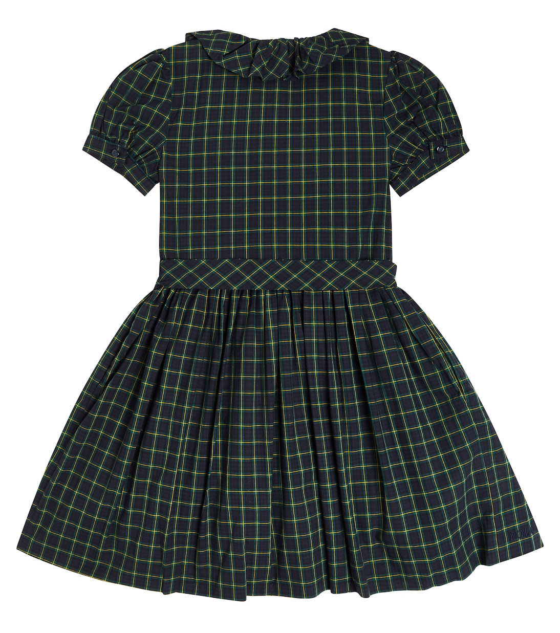 Plaid cotton wrap dress | Polo Ralph Lauren Kids