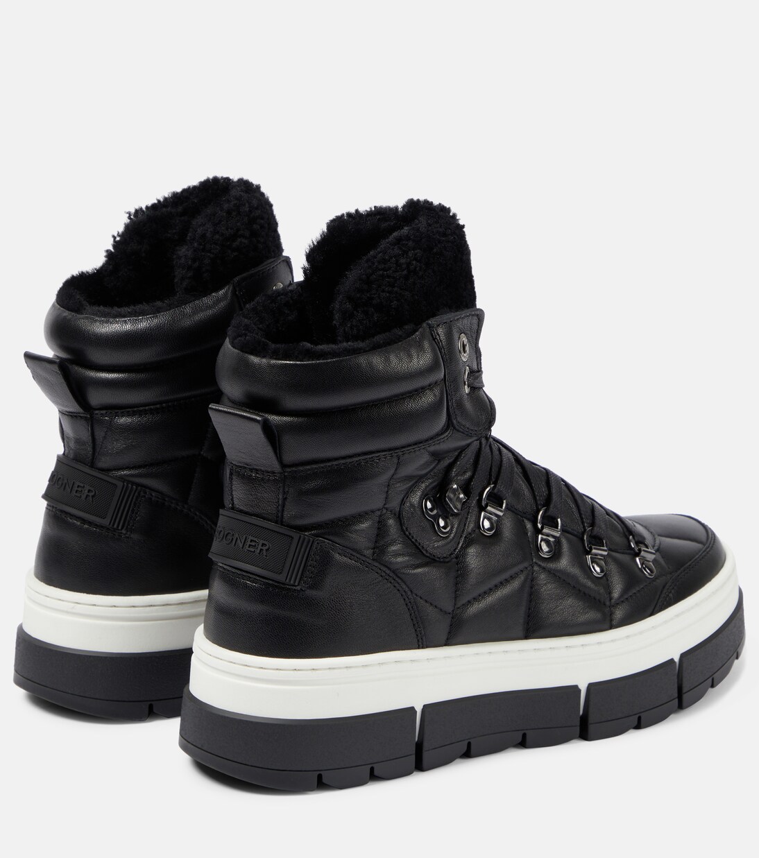 Bottines Vaduz en cuir et shearling | Bogner