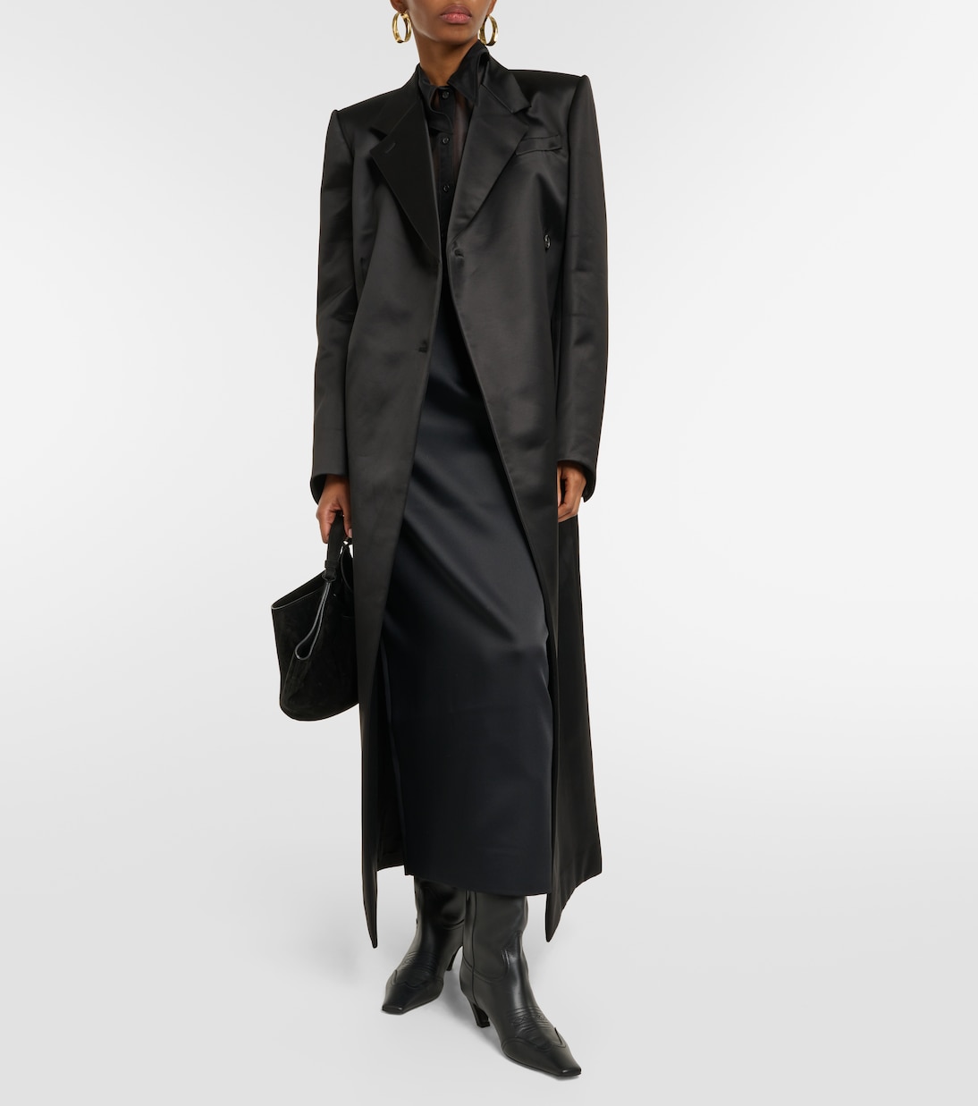 Cappotto Kelton in raso | Khaite