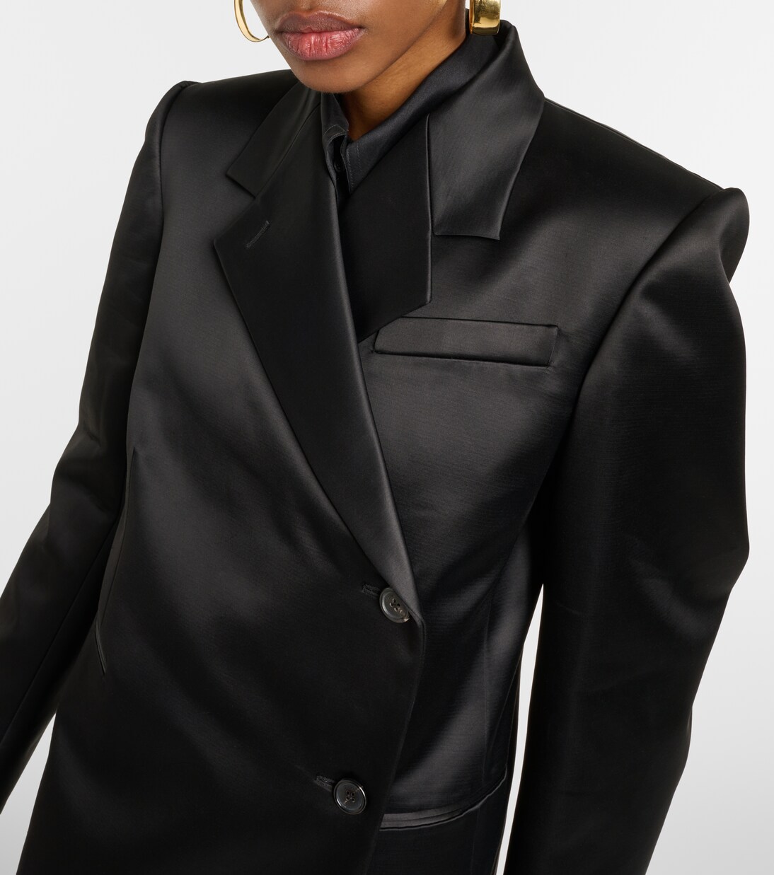 Cappotto Kelton in raso | Khaite