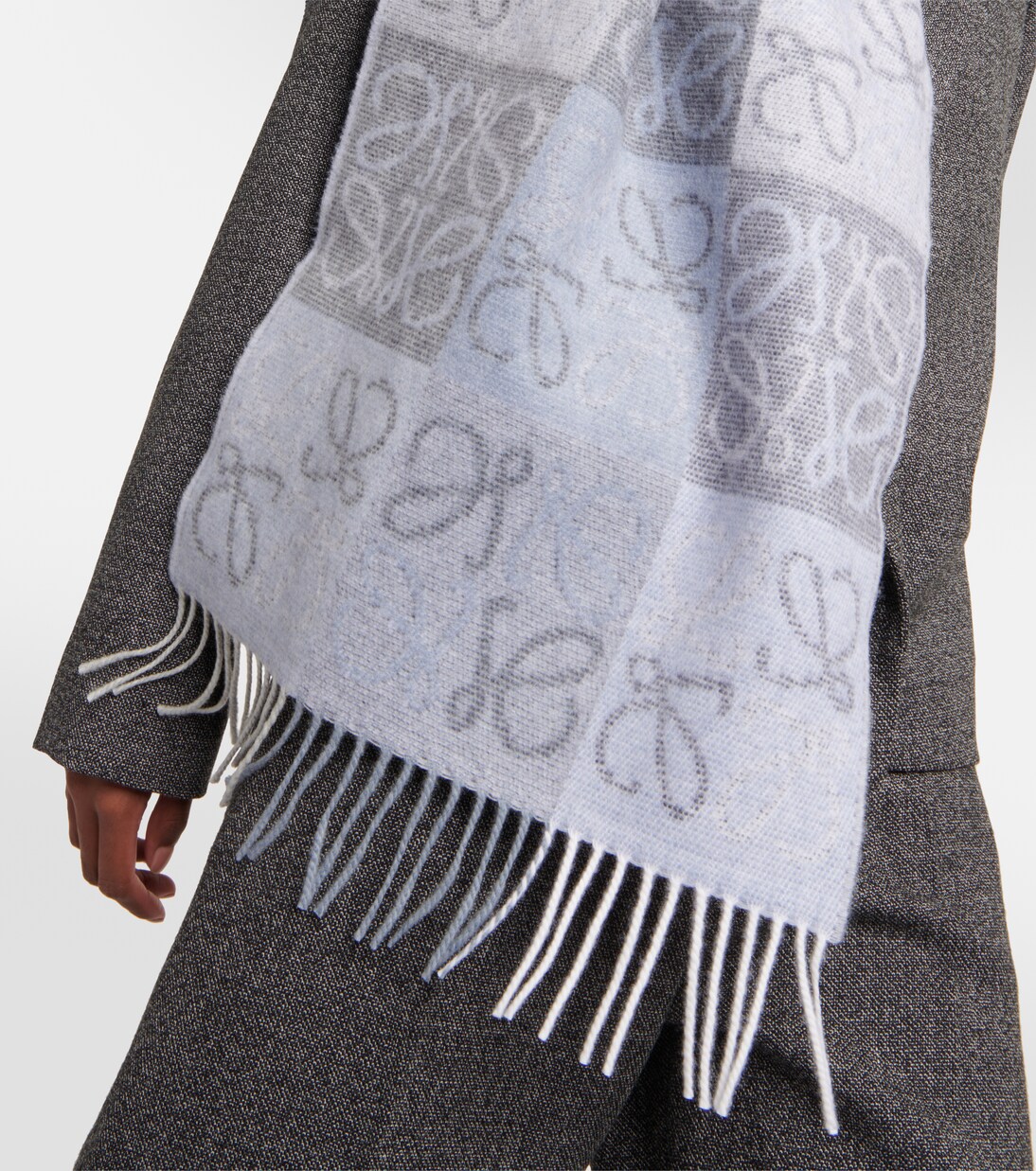 Anagram wool and cashmere scarf | Loewe
