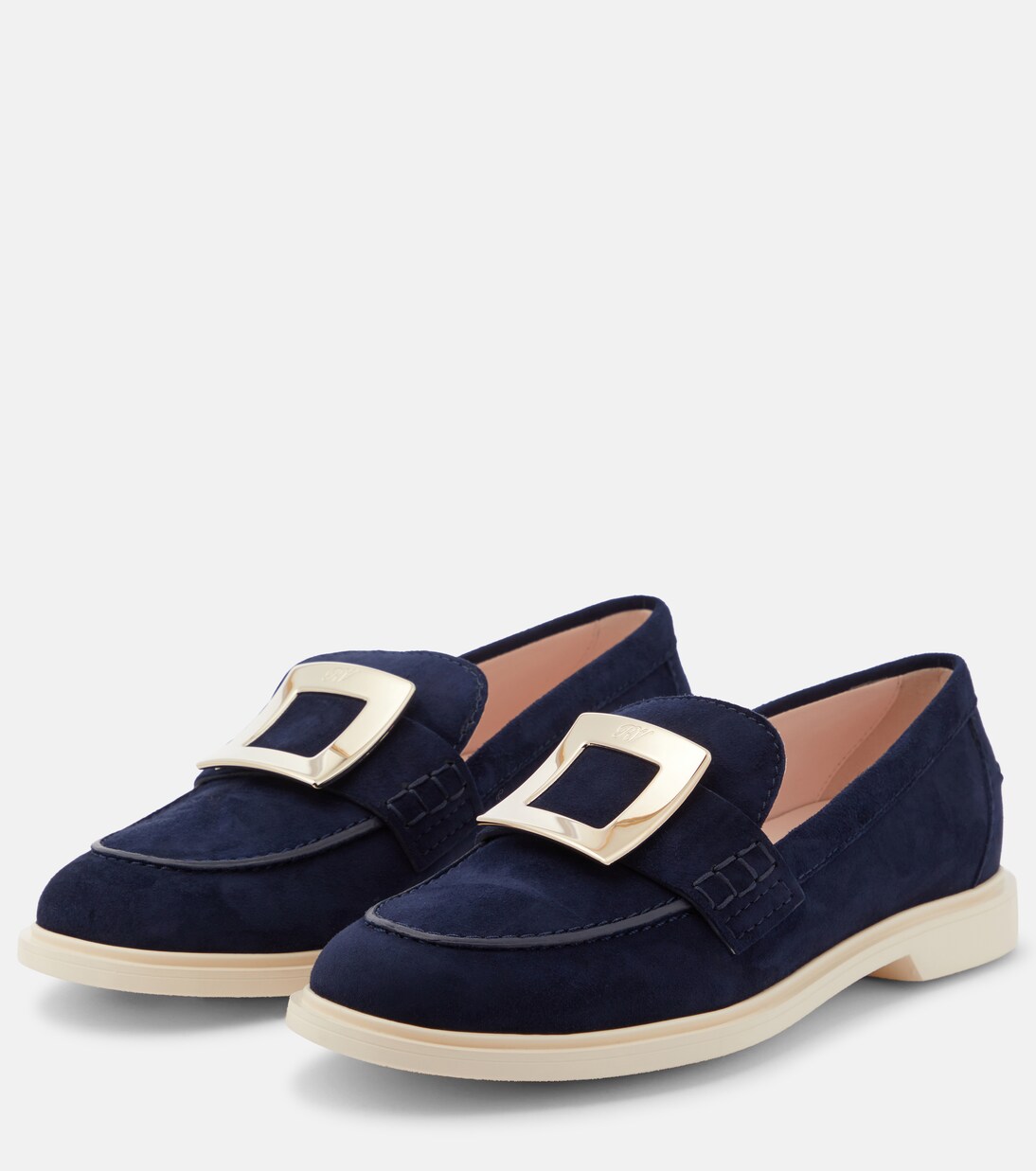 Loafers aus Veloursleder | Roger Vivier