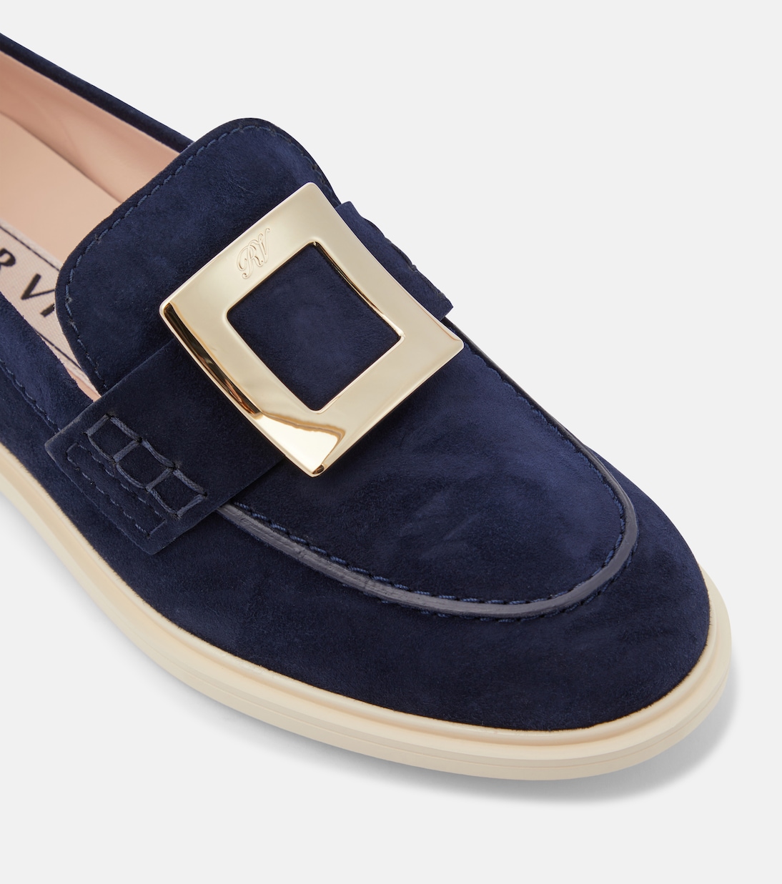 Loafers aus Veloursleder | Roger Vivier
