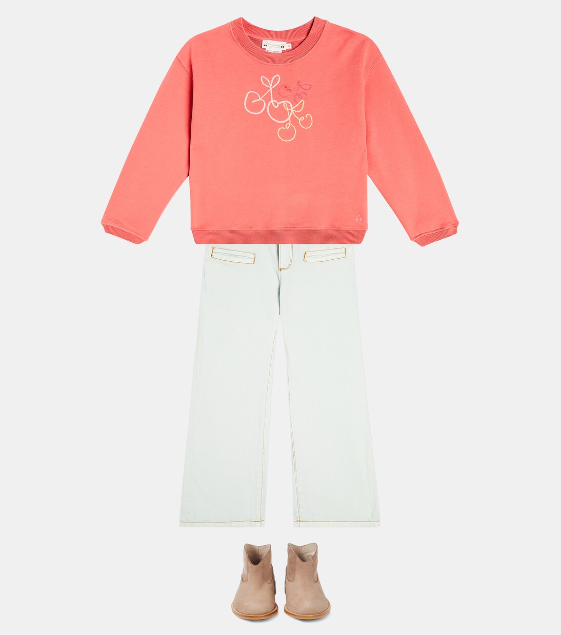 Bestie mid-rise flared jeans | Bonpoint