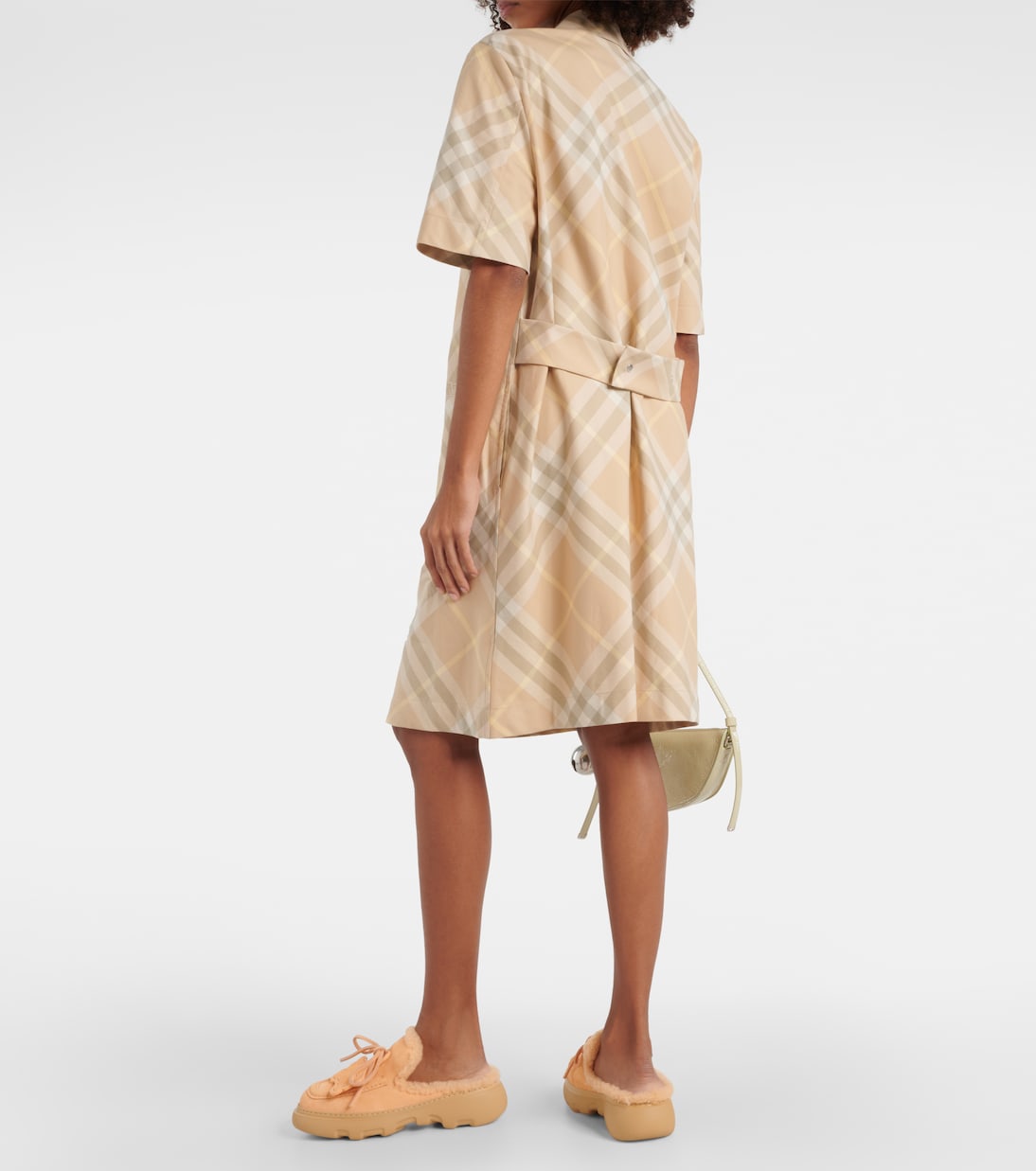 Burberry Check cotton shirt dress | Burberry