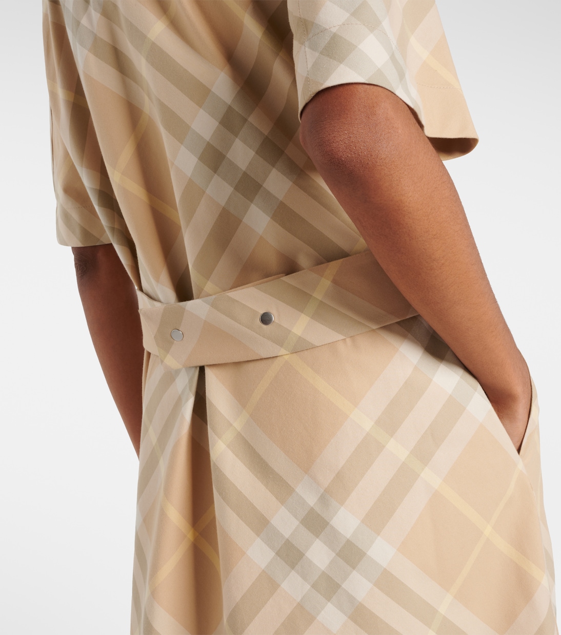 Burberry Check cotton shirt dress | Burberry