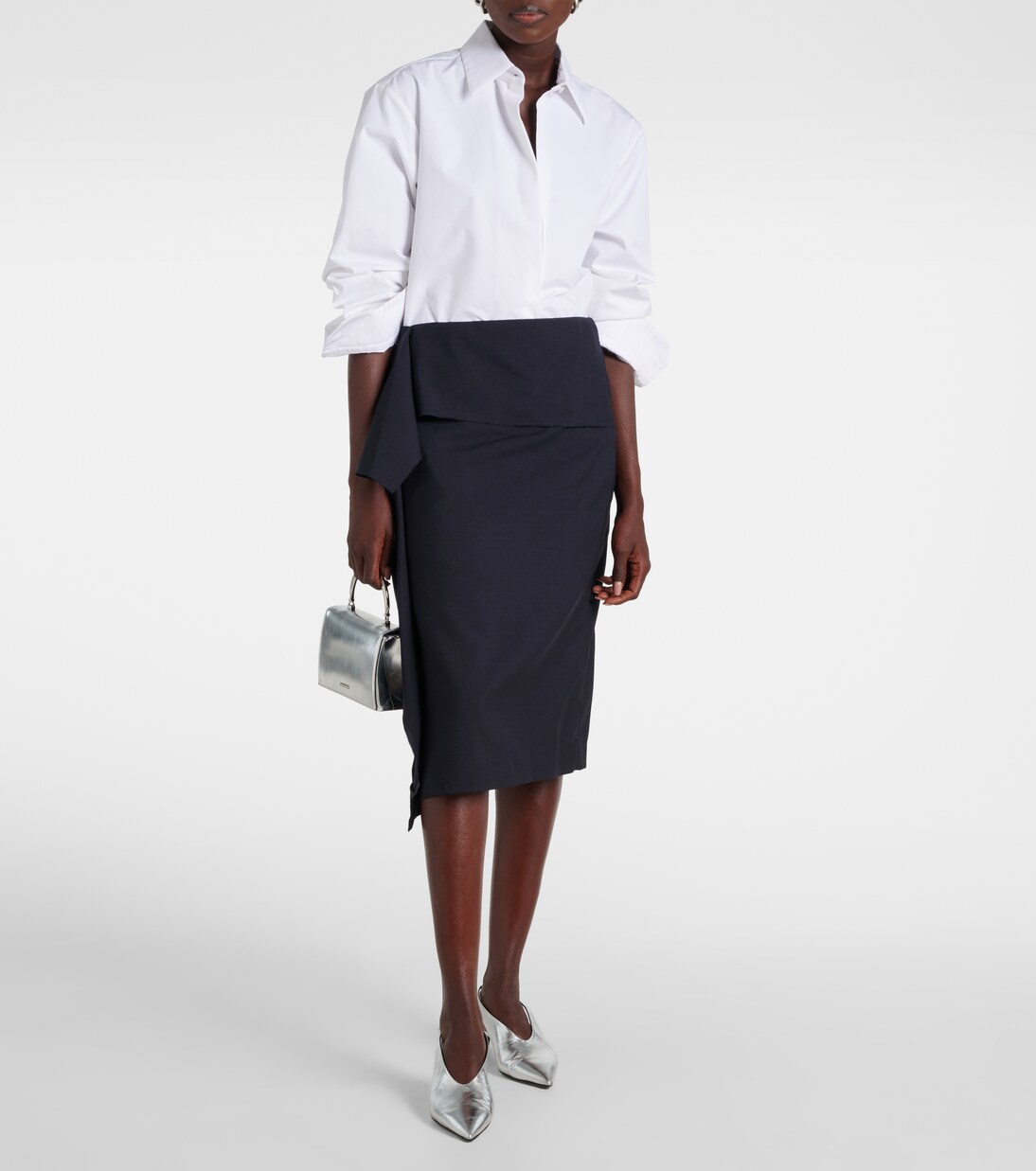 Wool wrap skirt | Plan C