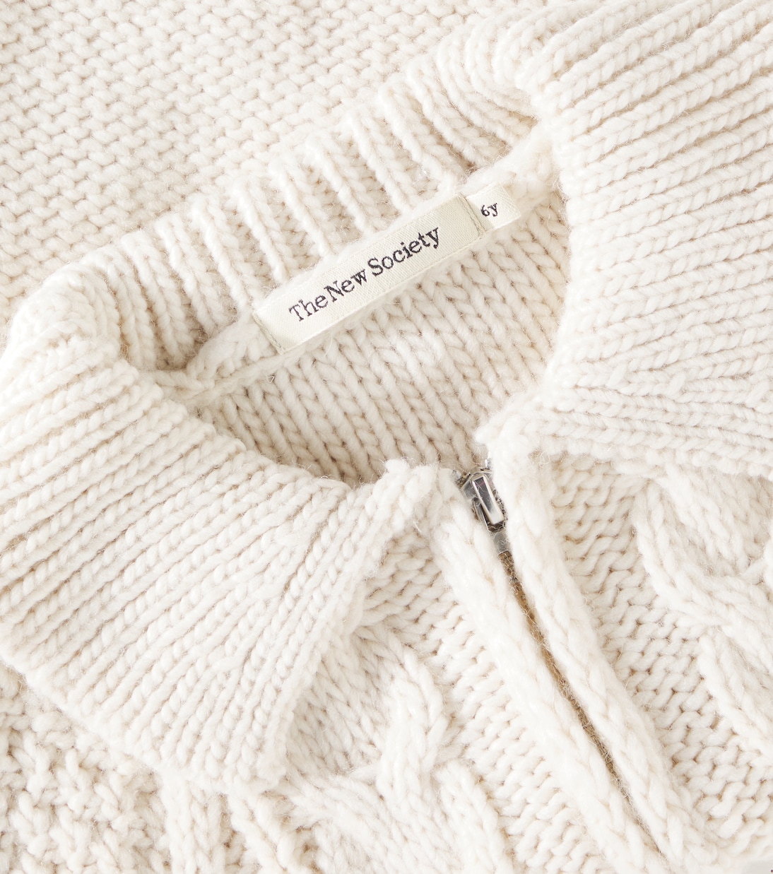 Patagonia cable-knit zip-up cardigan | The New Society