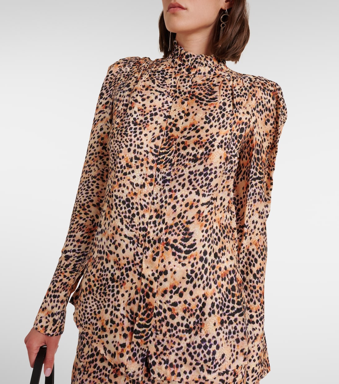 Blouse Lamia à motif léopard | Isabel Marant