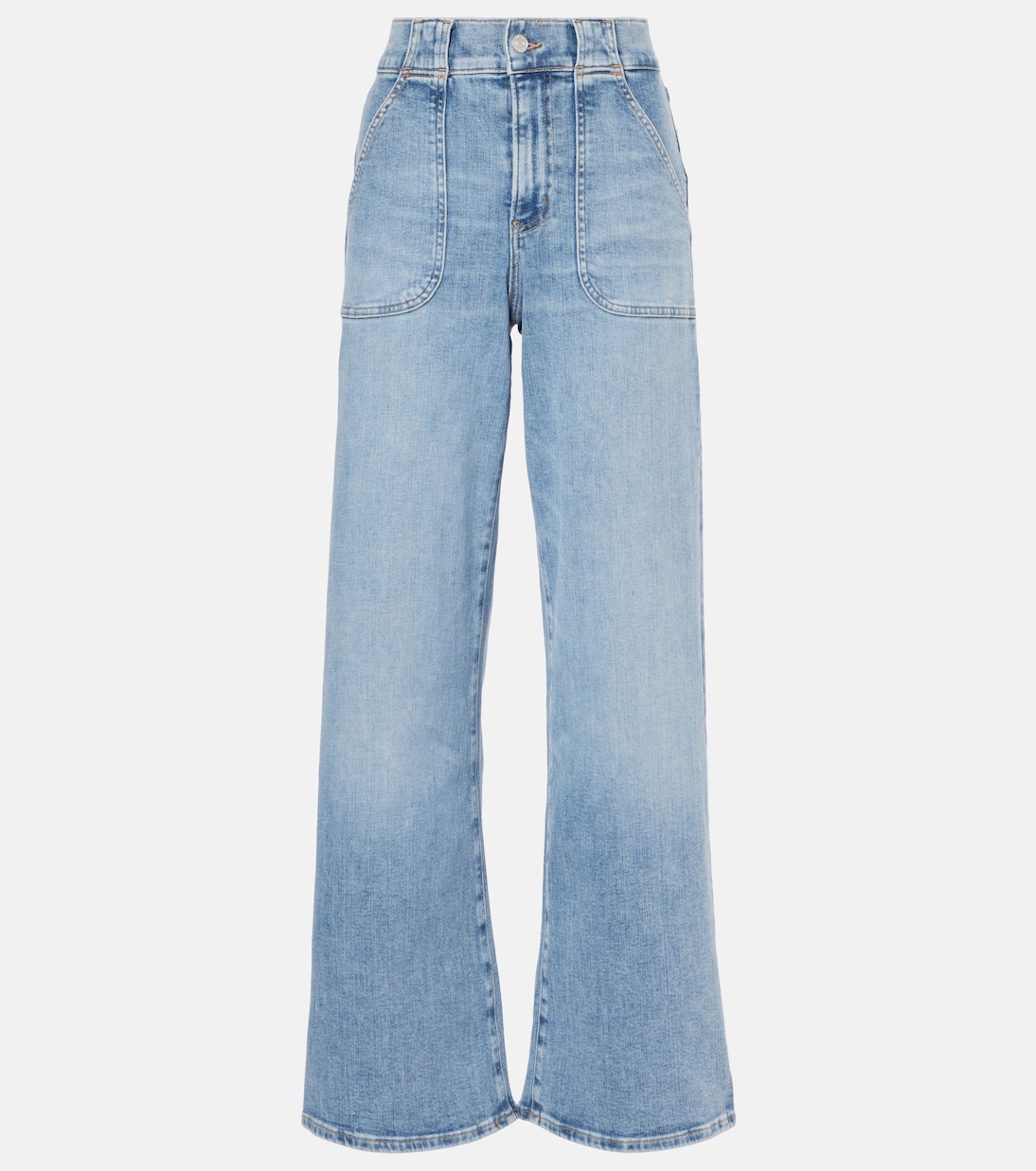 High-Rise Wide-Leg Jeans Modern Pocket | Frame