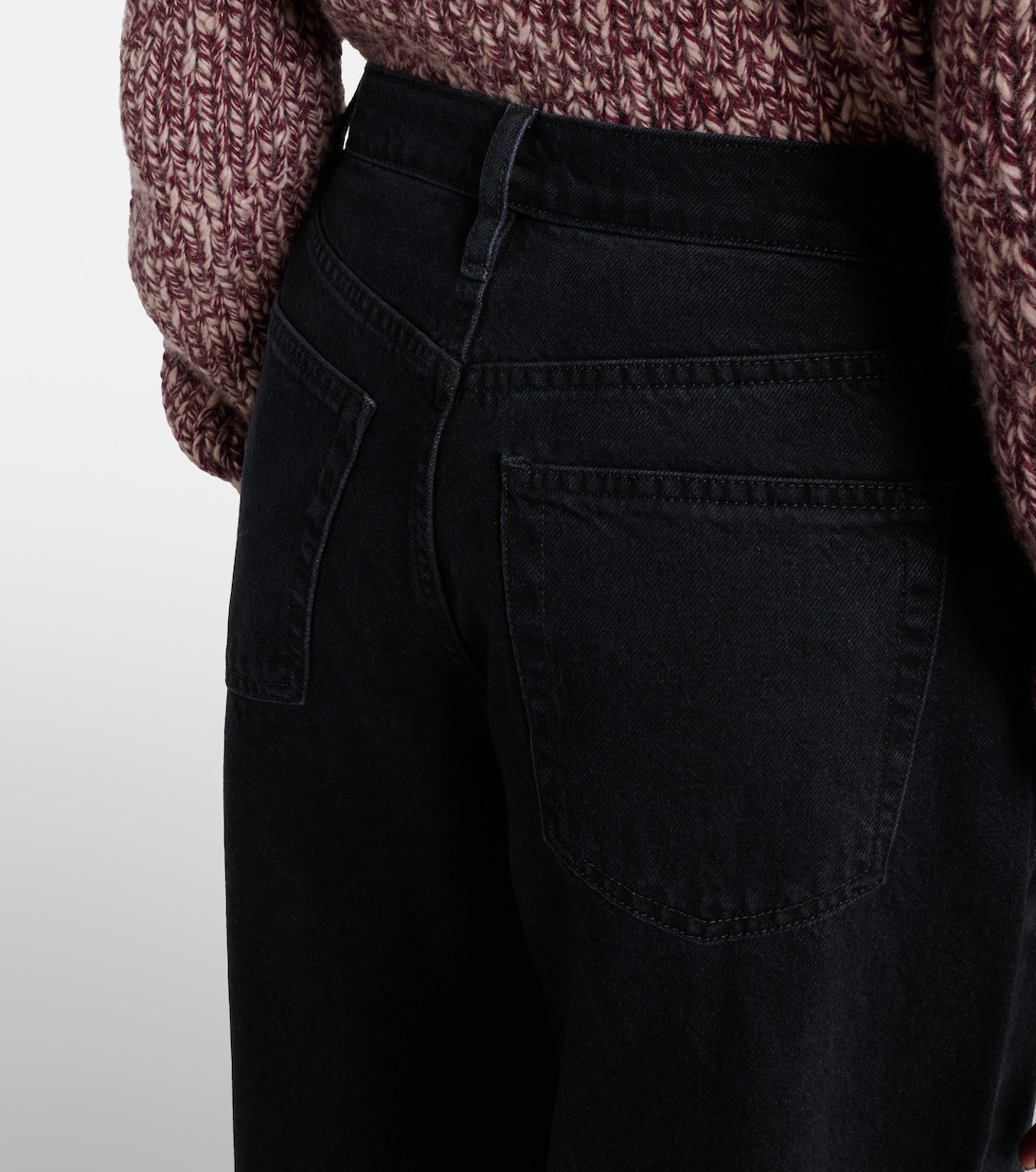 Jeans Easy Wide Flared de tiro alto | Frame