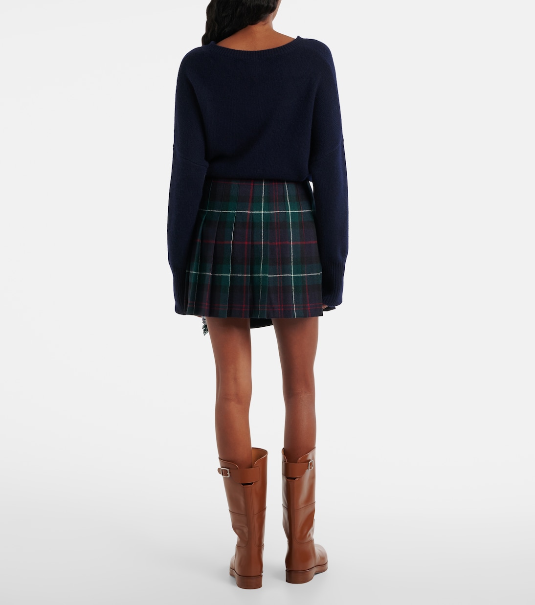 Falda envolvente de sarga de lana | Polo Ralph Lauren