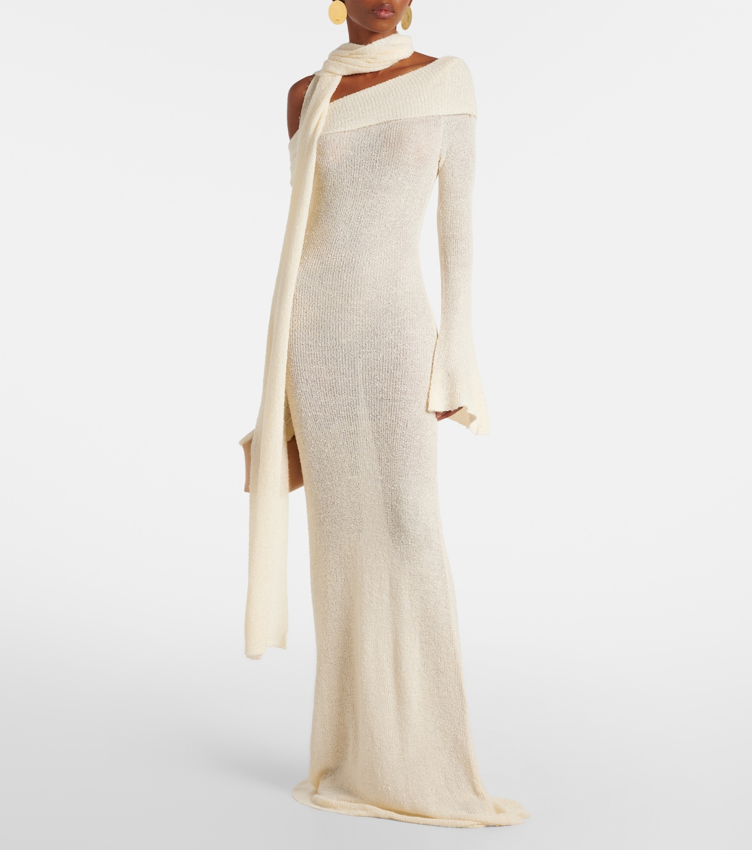 Ursa scarf-detail maxi dress | Aya Muse