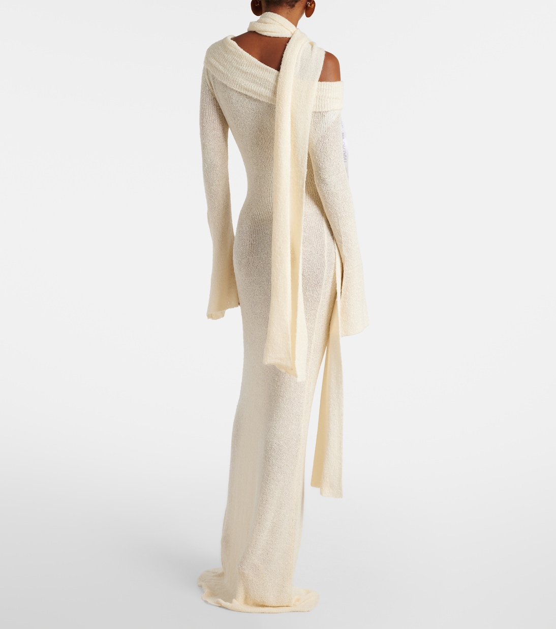 Ursa scarf-detail maxi dress | Aya Muse