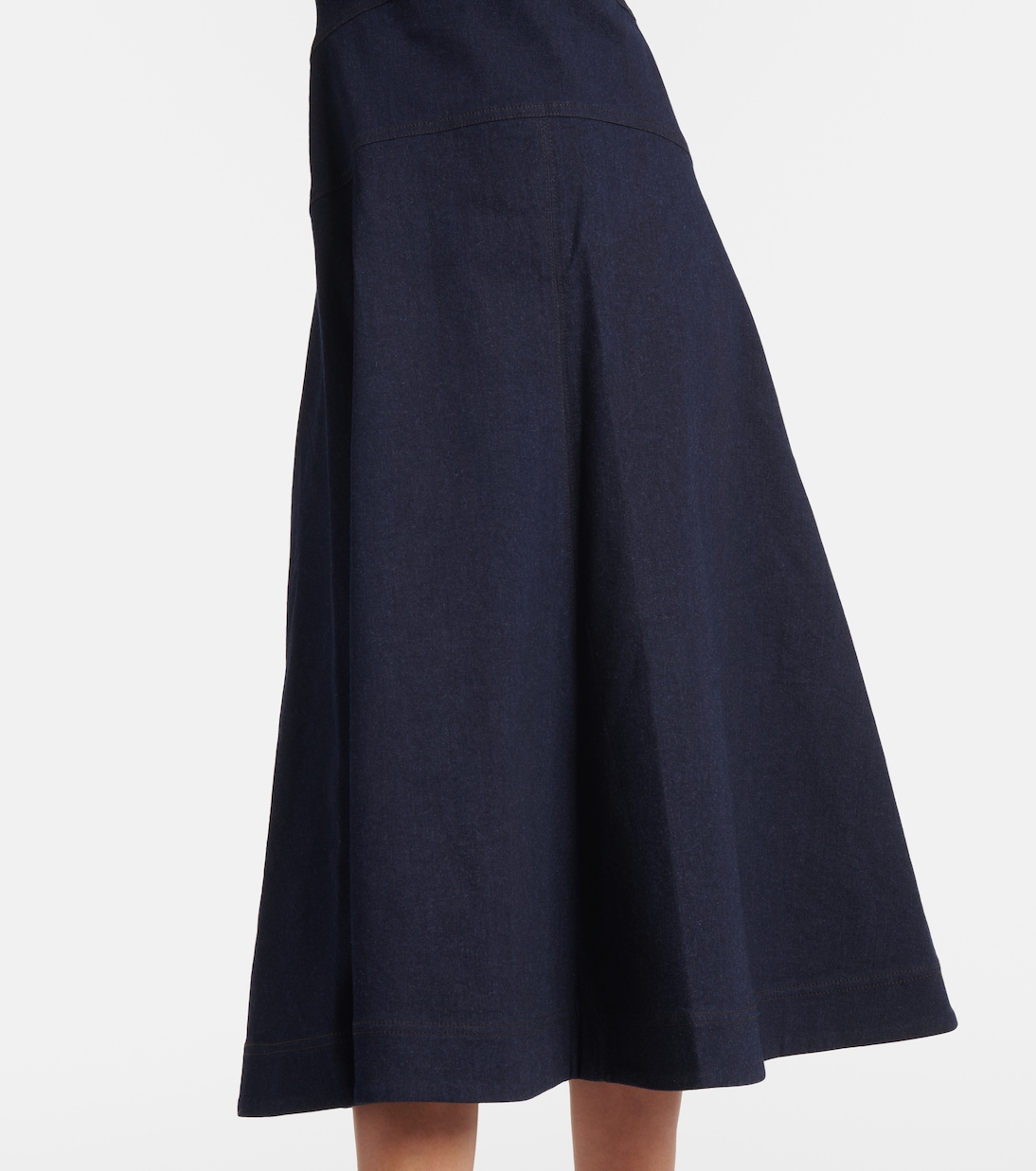 Robe midi Karrigan en jean | Veronica Beard