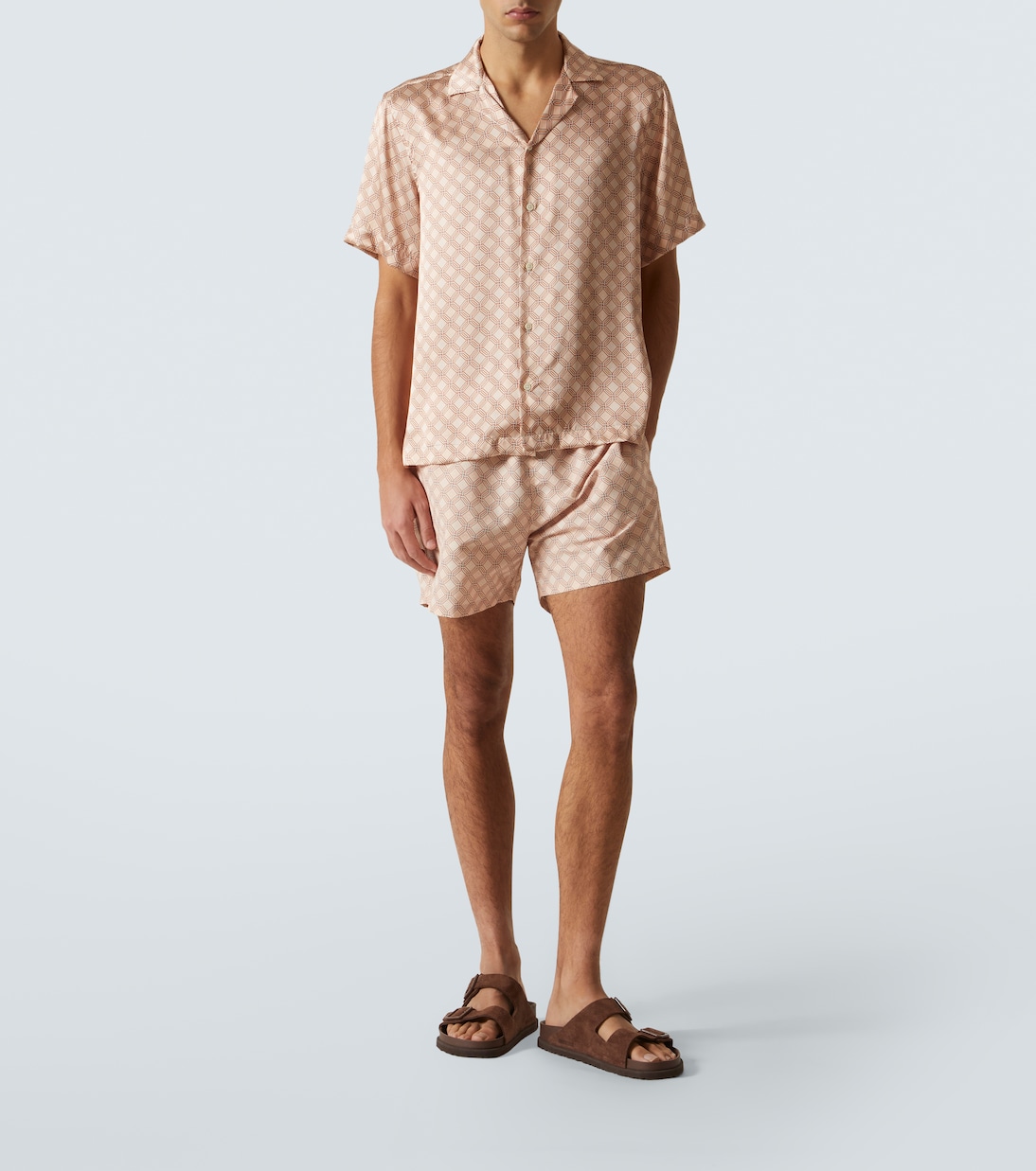 Chemise Roberto imprimée en soie | Frescobol Carioca