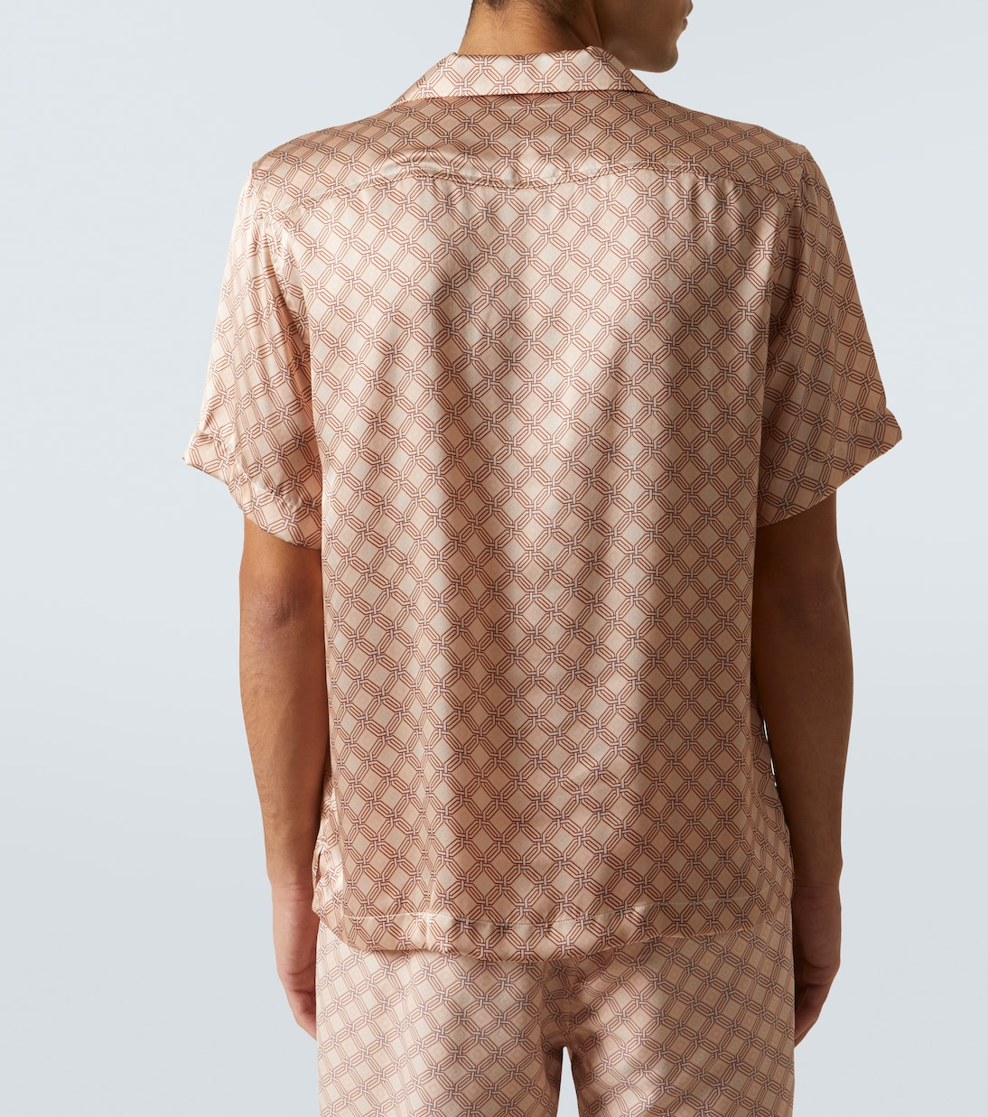 Chemise Roberto imprimée en soie | Frescobol Carioca