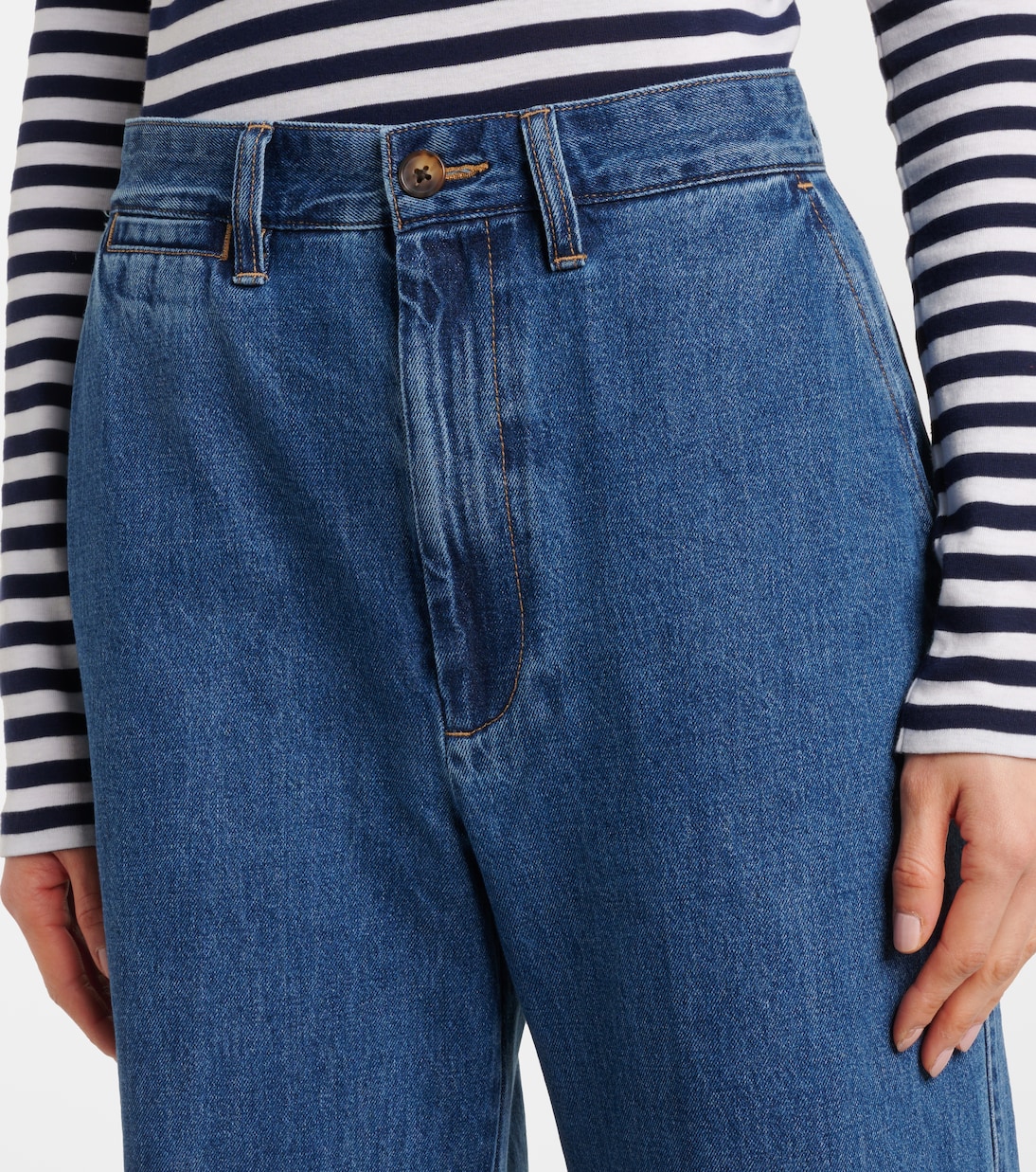 Cropped Wide-Leg Jeans | Polo Ralph Lauren