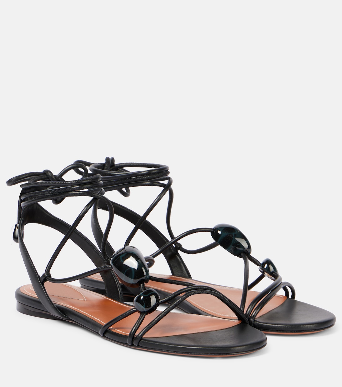 Gleam leather sandals | Zimmermann