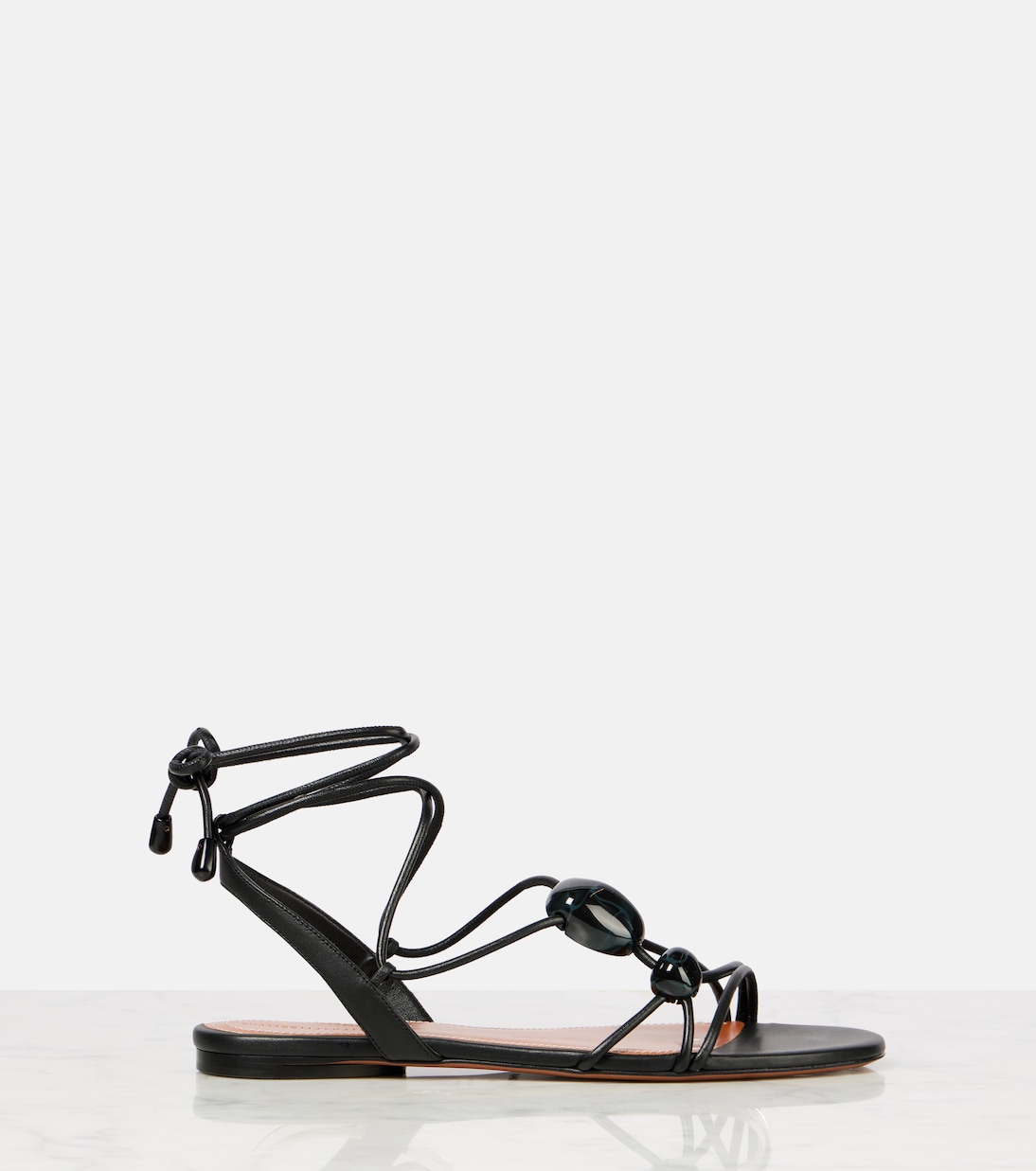 Gleam leather sandals | Zimmermann
