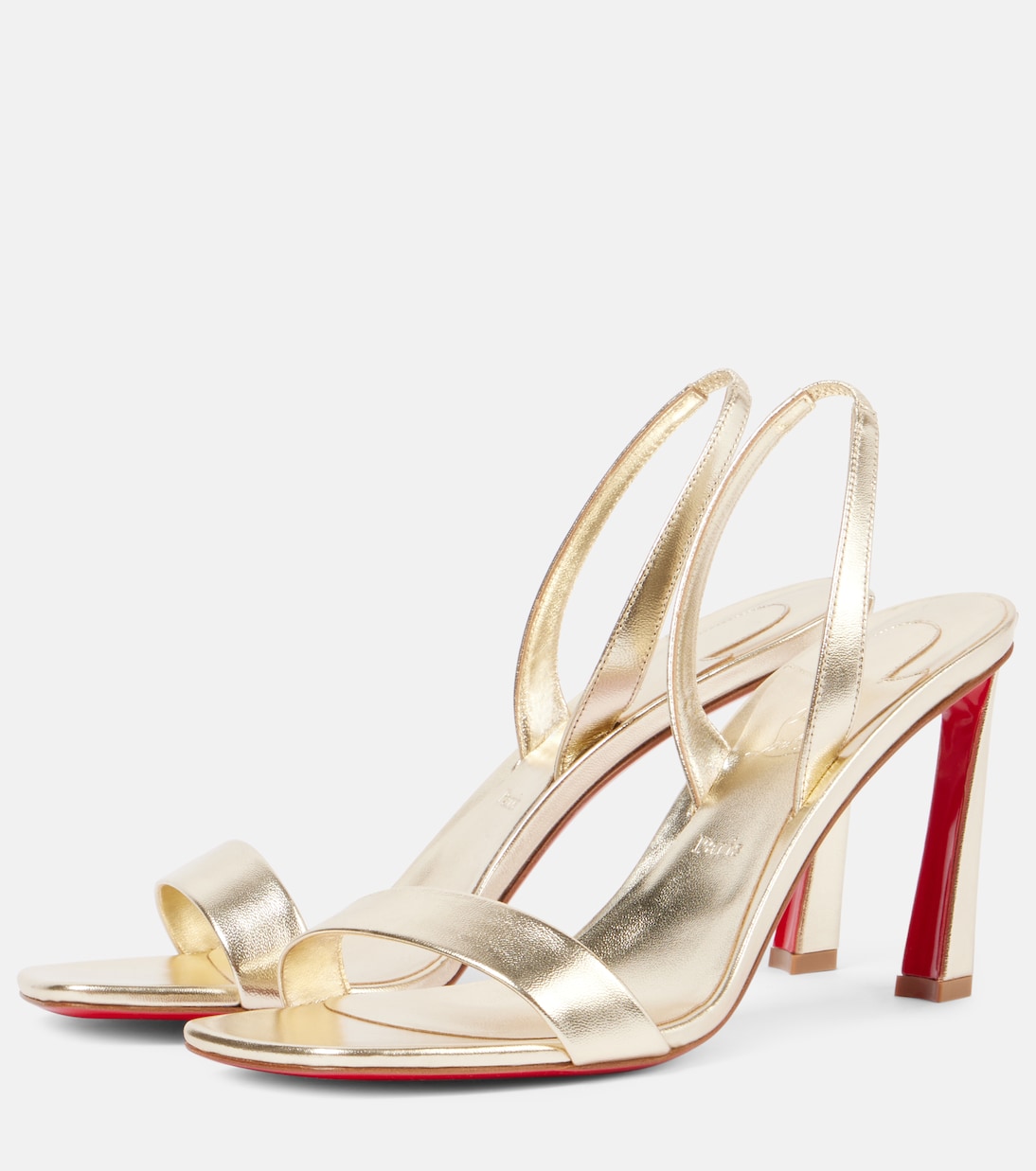 Sandali O Condora 85 in pelle metallizzata | Christian Louboutin