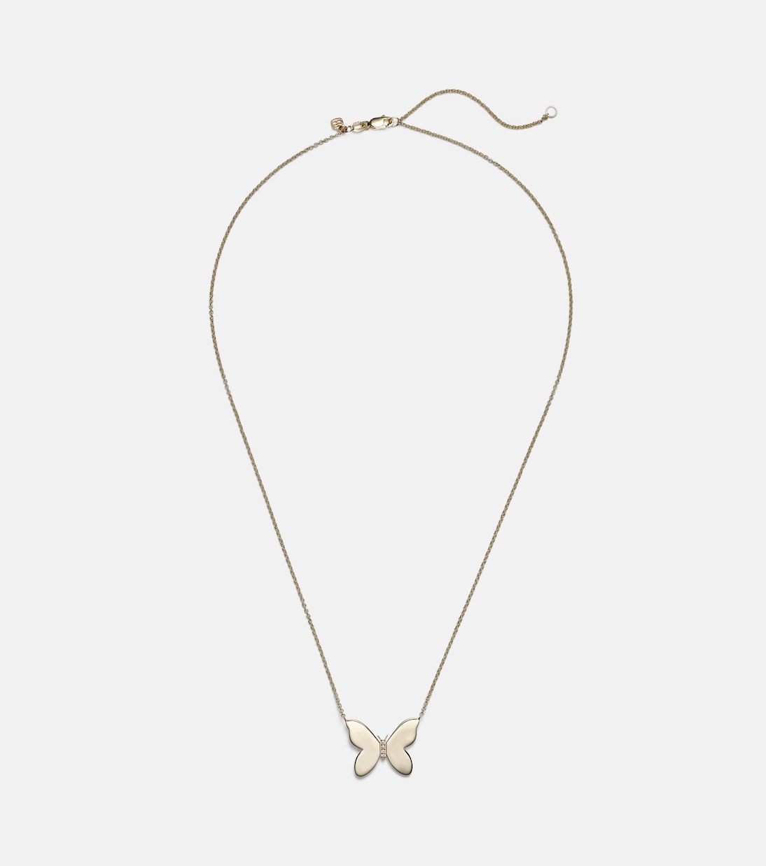 Butterfly 14kt gold necklace with diamonds | Sydney Evan