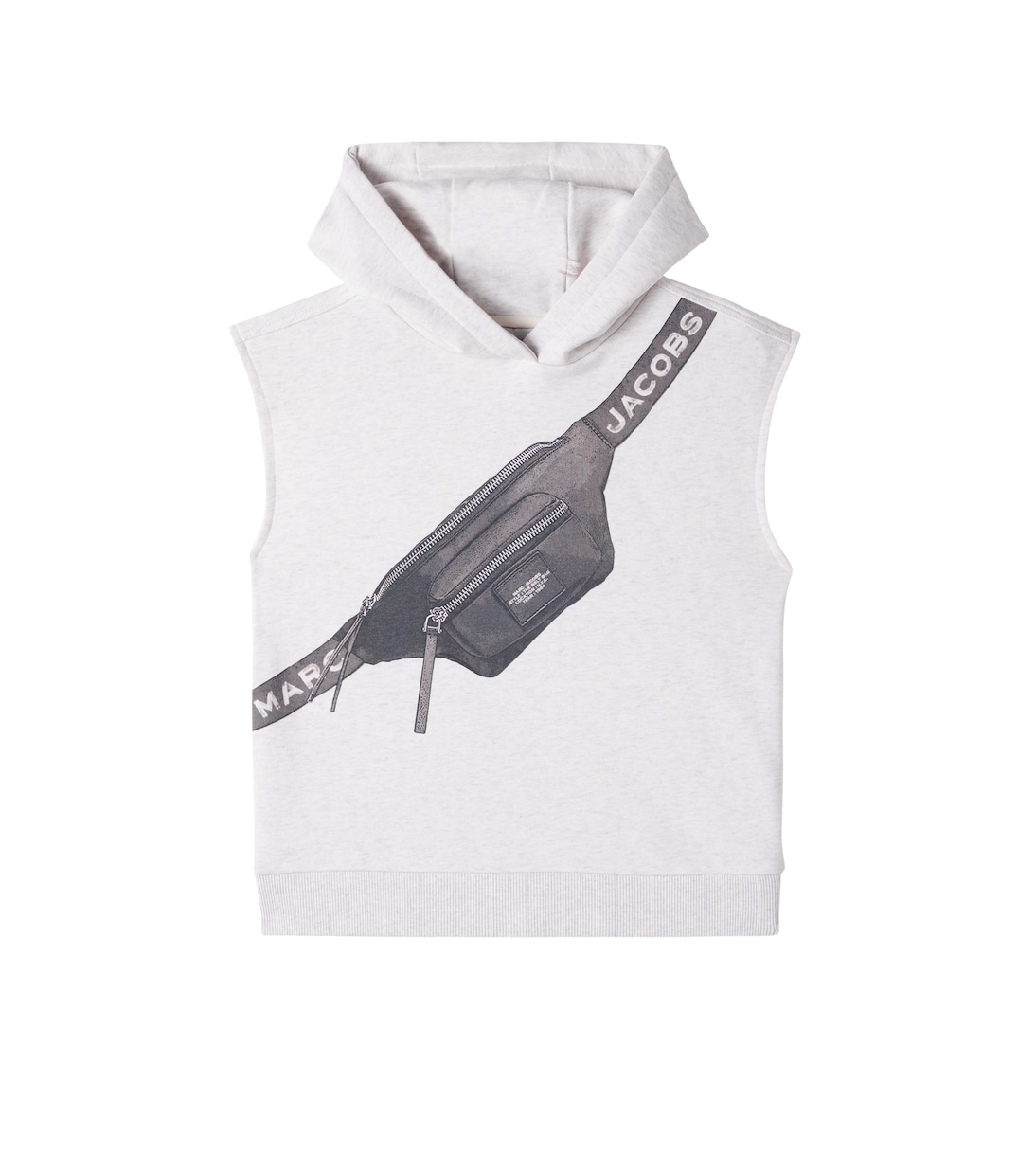 Sleeveless cotton-blend sweatshirt | Marc Jacobs Kids