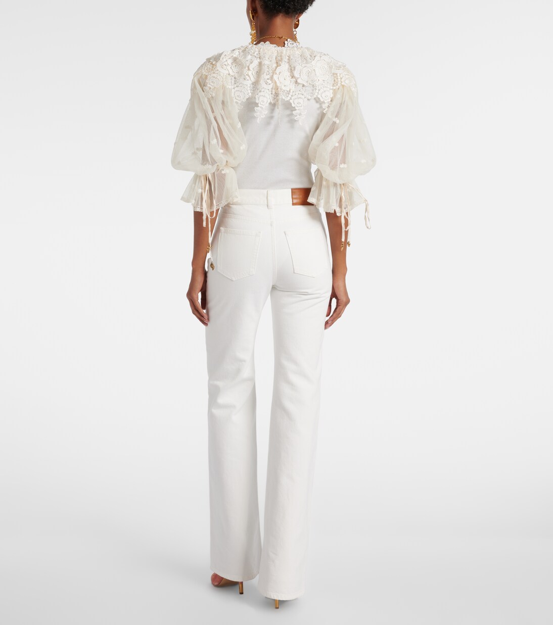 High-rise flared jeans | Chloé