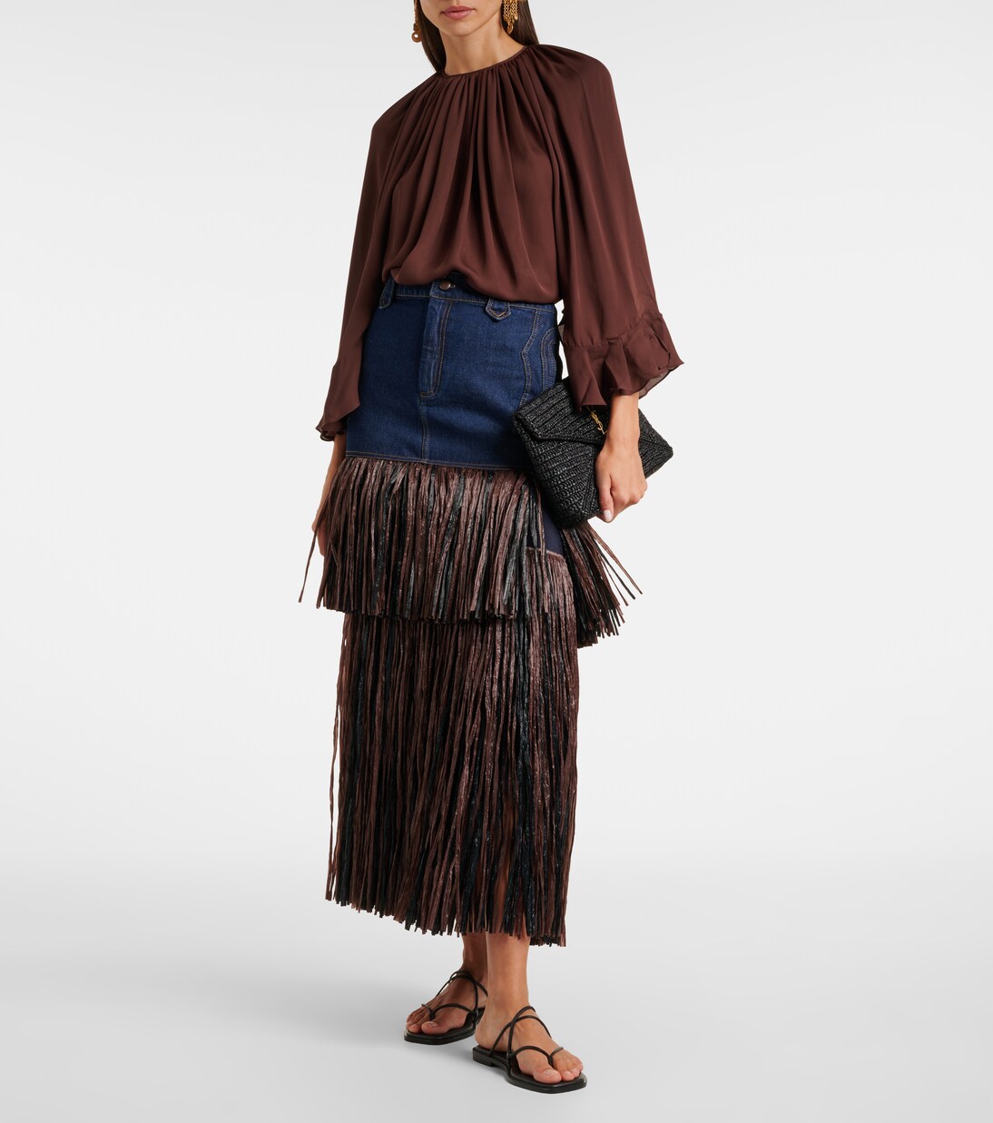 Bluse aus Seiden-Georgette | Johanna Ortiz