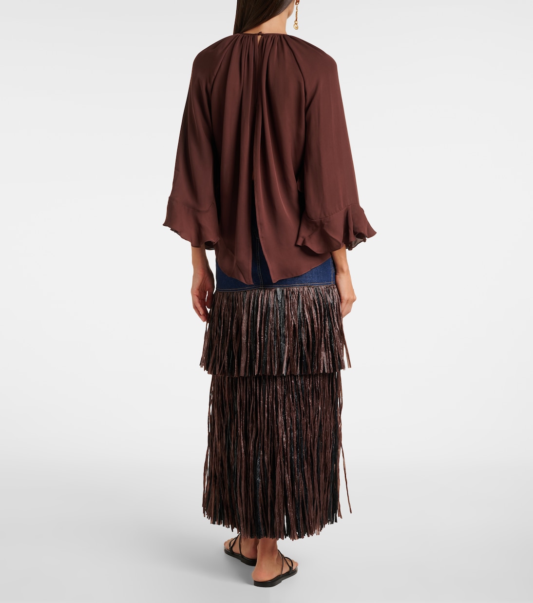 Bluse aus Seiden-Georgette | Johanna Ortiz