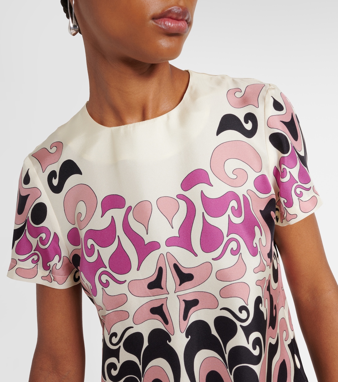 Abito in seta con stampa | La DoubleJ