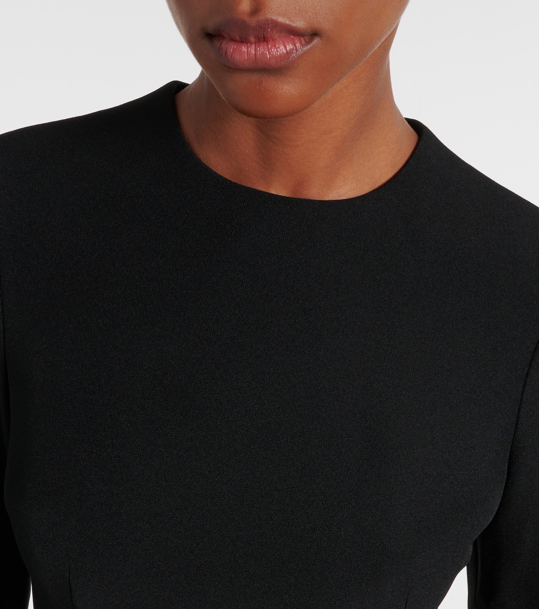 Belted ruffled crêpe gown | Safiyaa