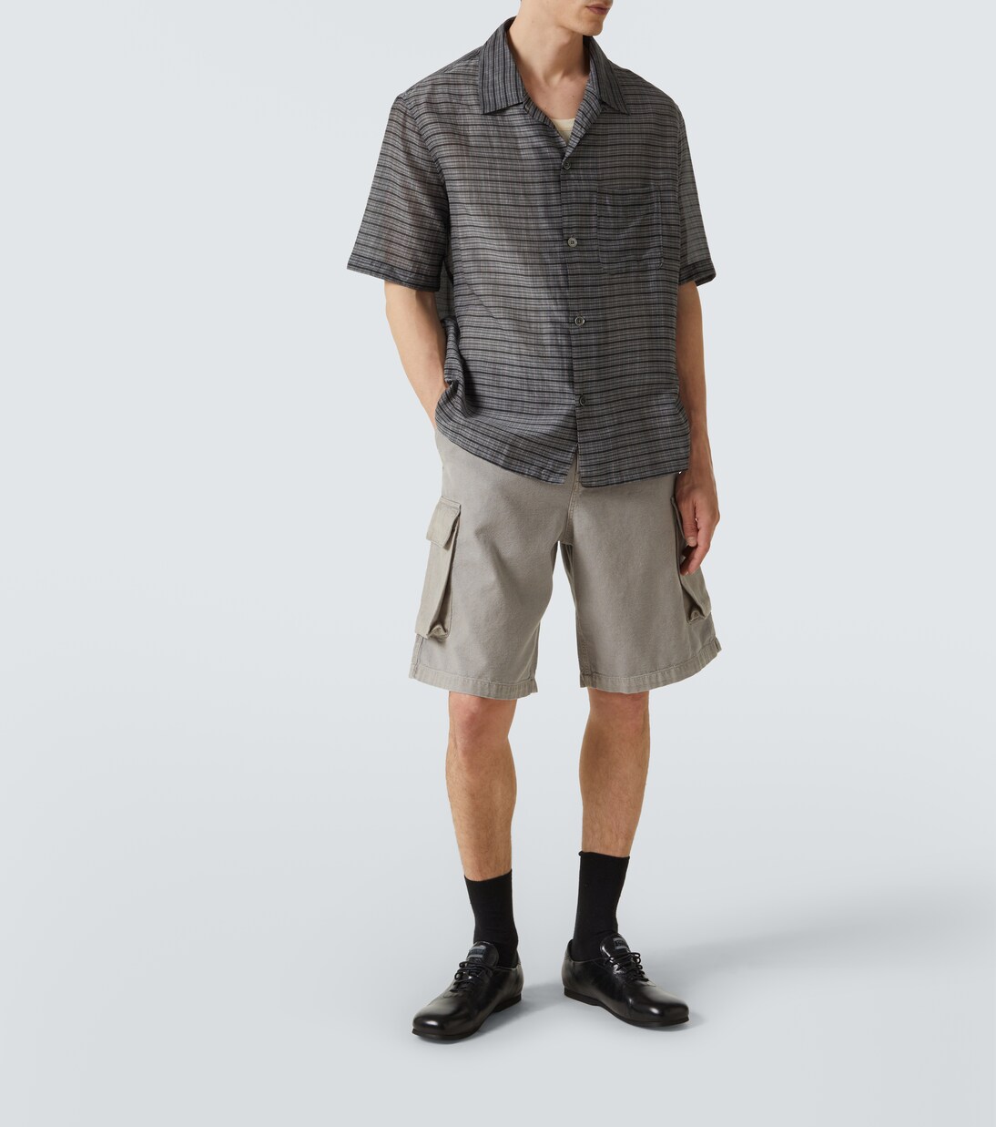 Shorts cargo Mount de algodón y cáñamo | Our Legacy