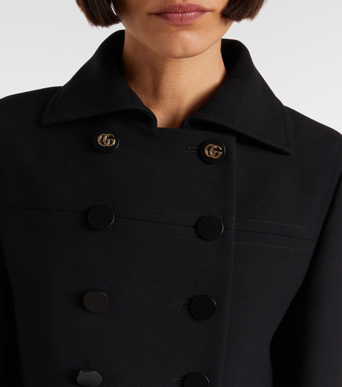 Mantel Double G aus Wolle | Gucci