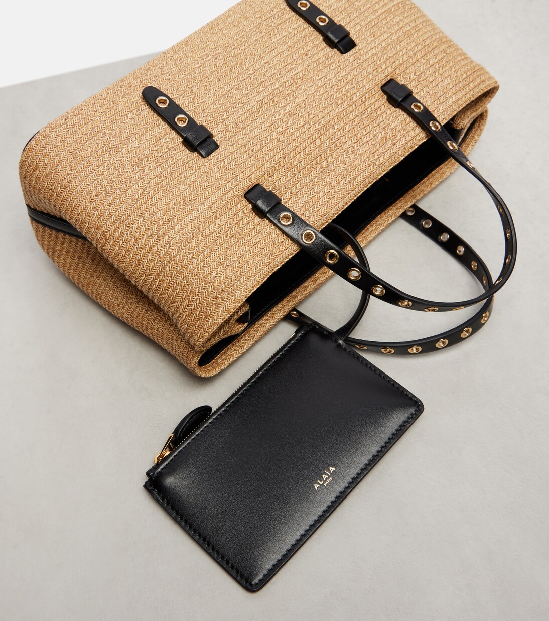 Mina 25 Medium woven tote bag | Alaïa