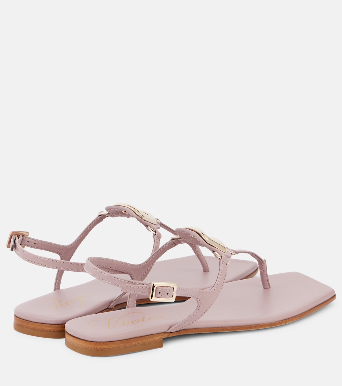 Viv' By The Sea leather thong sandals | Roger Vivier