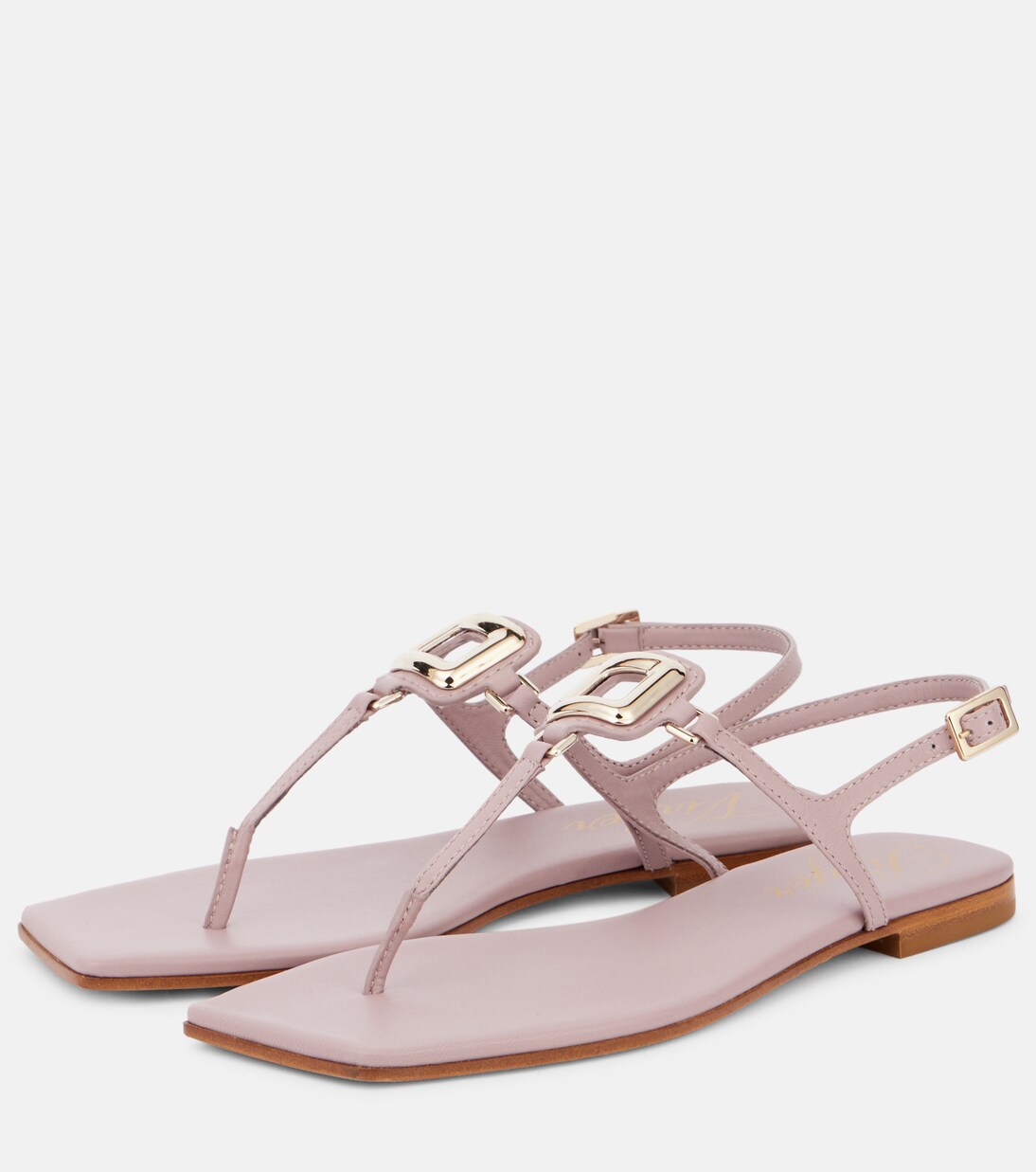 Viv' By The Sea leather thong sandals | Roger Vivier