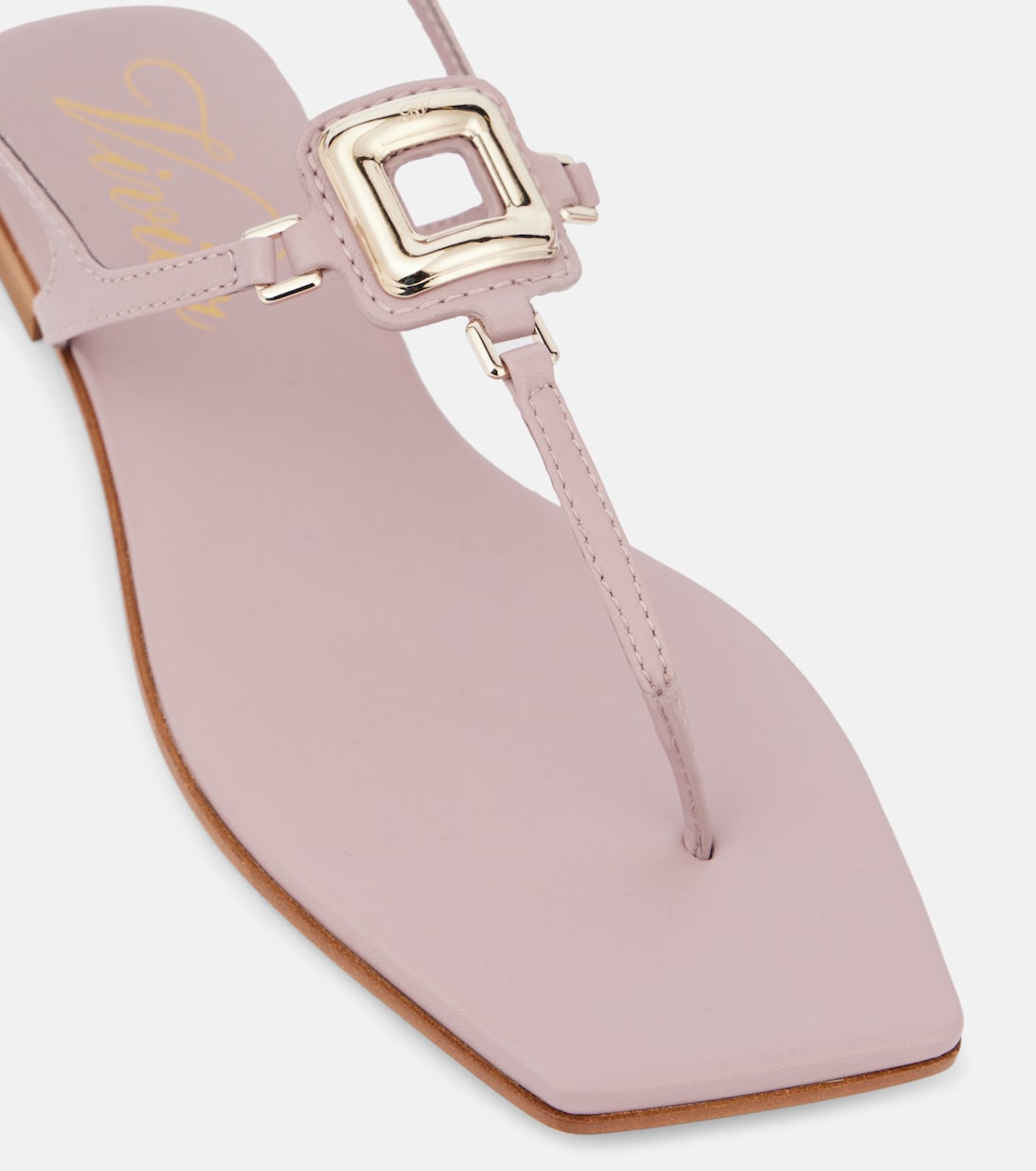Viv' By The Sea leather thong sandals | Roger Vivier