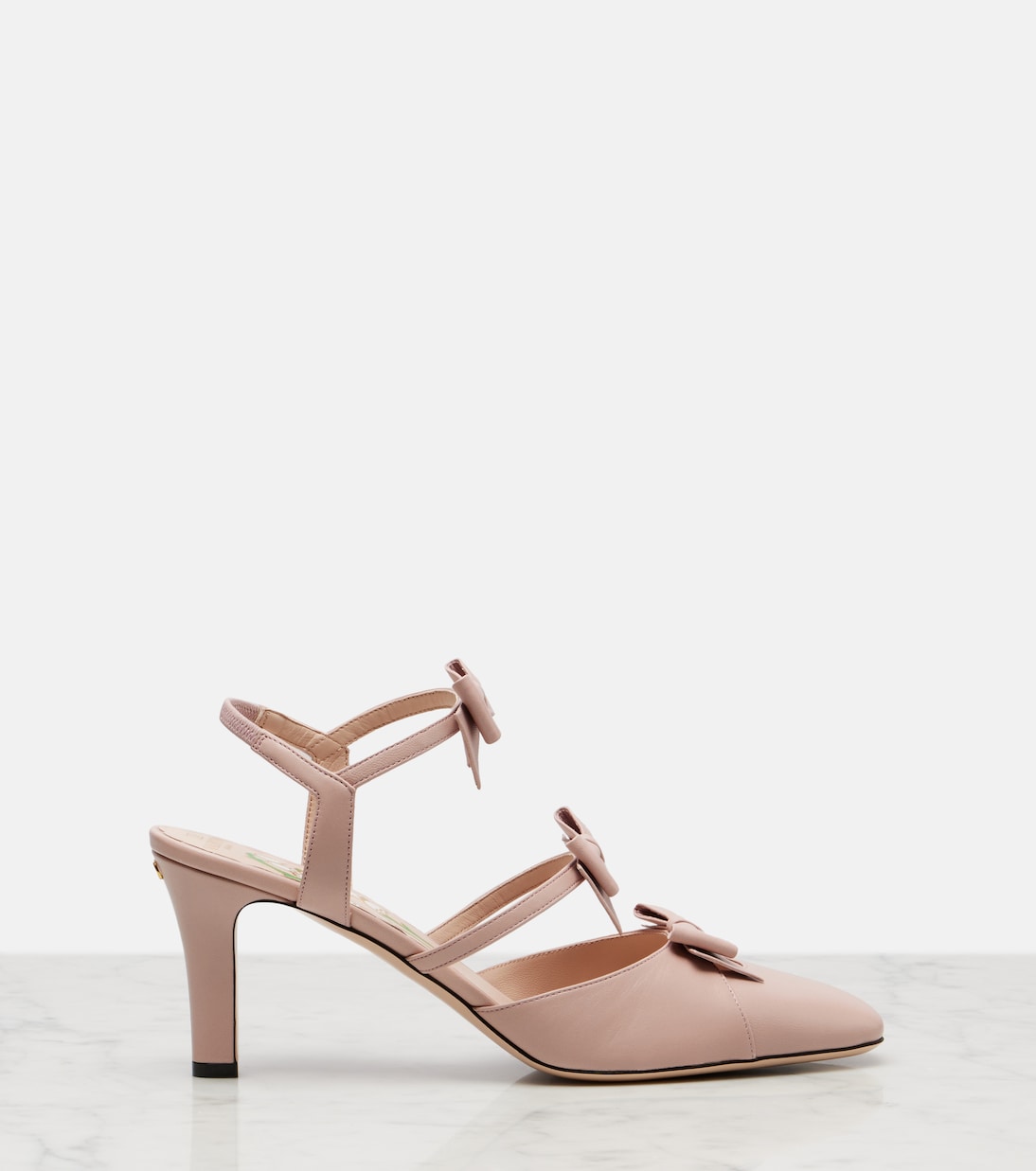 Bowow 75 leather slingback pumps | Valentino Garavani