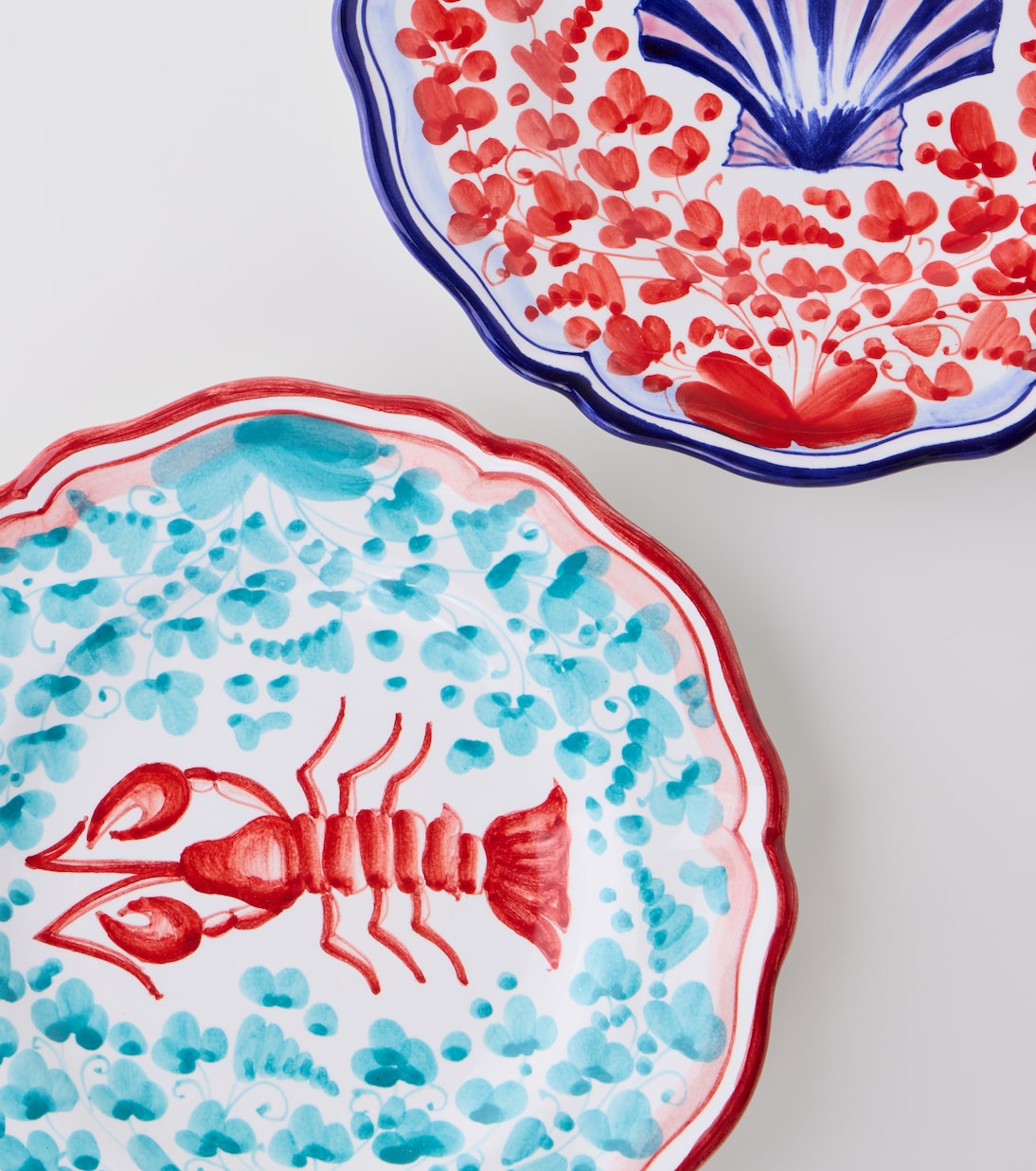 Dots set of 4 ceramic dinner plates | Les-Ottomans