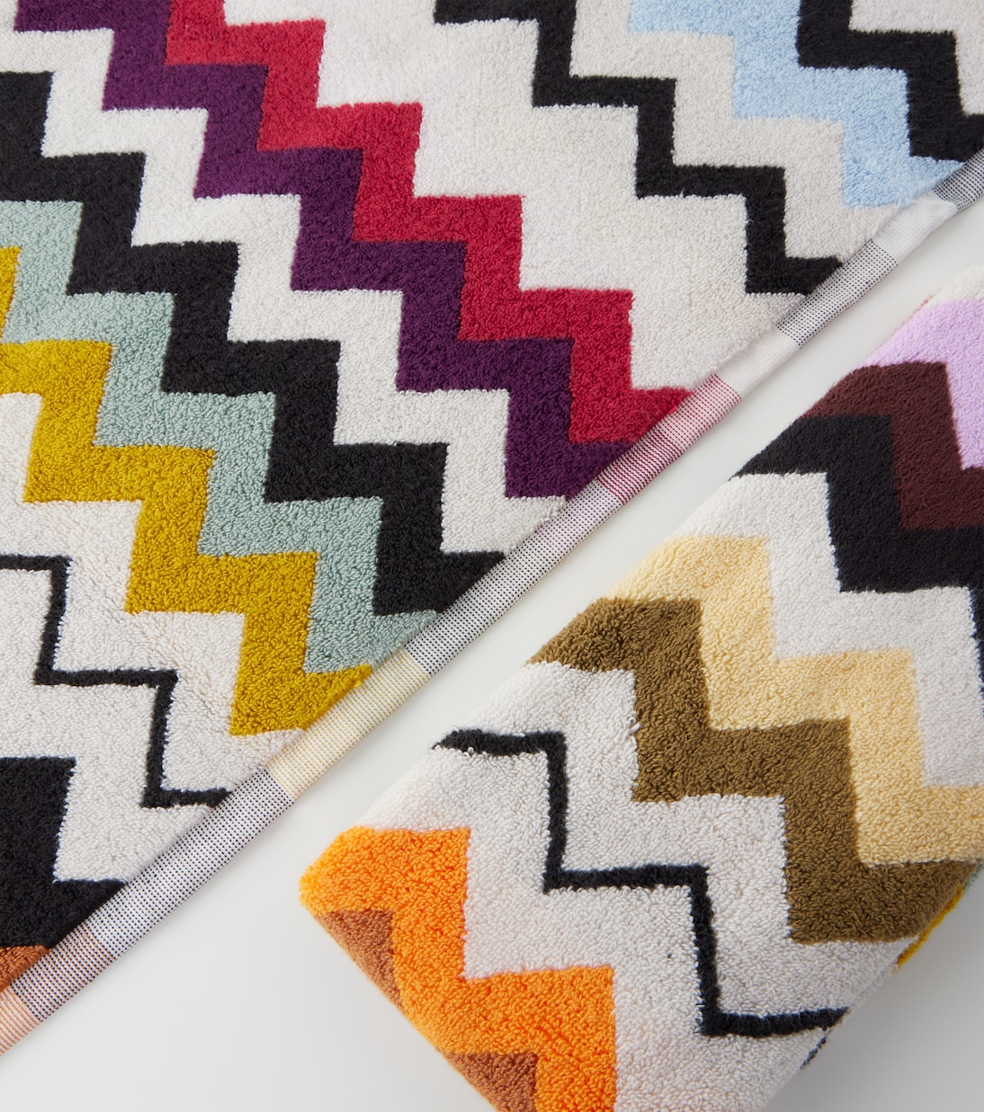 Murrina set of 2 cotton terry towels | Missoni