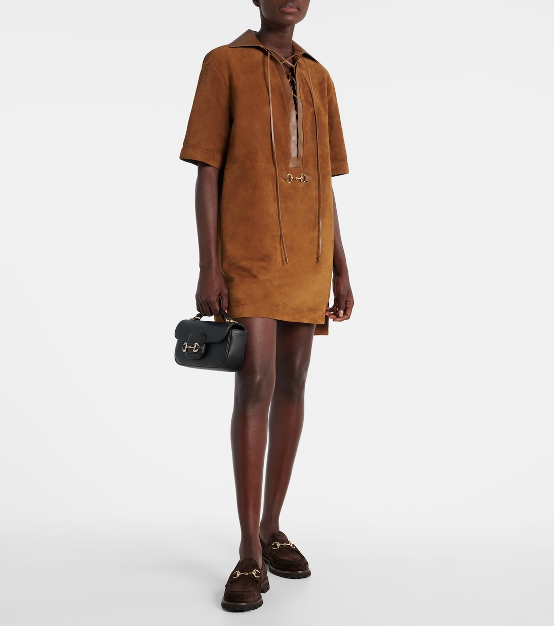 Sylke Horsebit suede loafers | Gucci