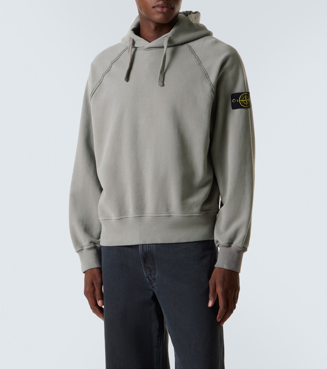 Compass cotton jersey hoodie | Stone Island