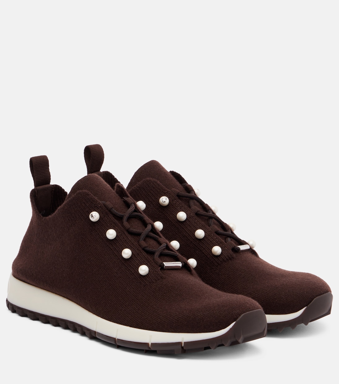 Baskets Veles en cachemire à ornements | Jimmy Choo