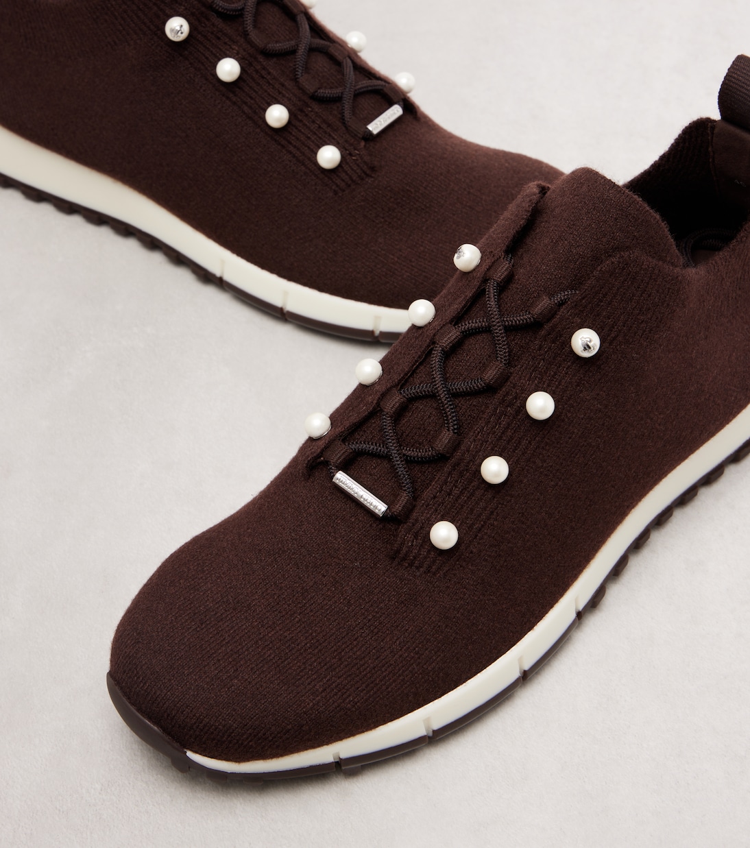 Baskets Veles en cachemire à ornements | Jimmy Choo