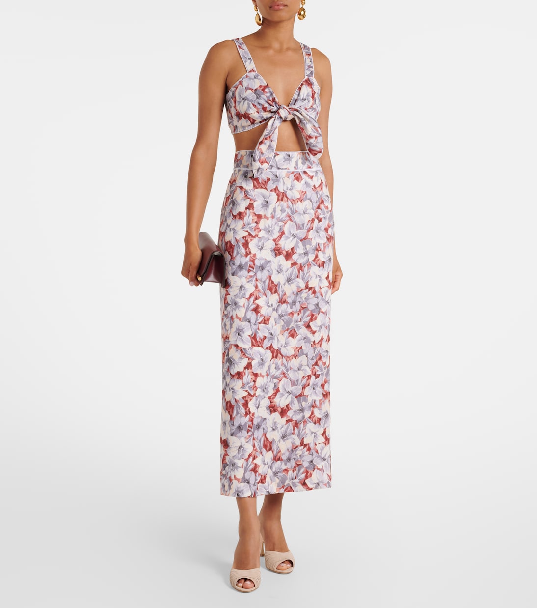 Pirua gathered suede mules | Manolo Blahnik