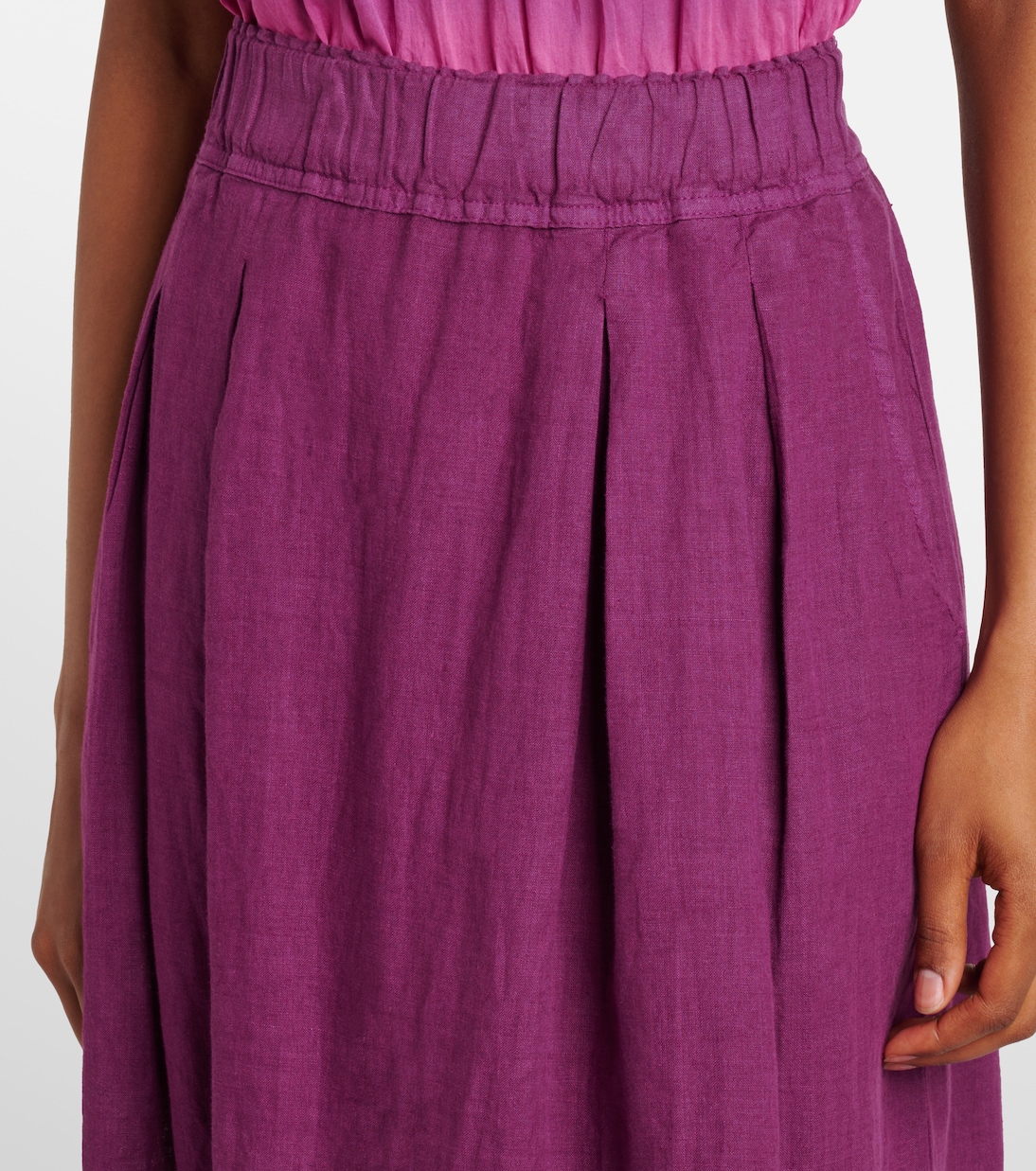 Linda linen maxi skirt | Velvet