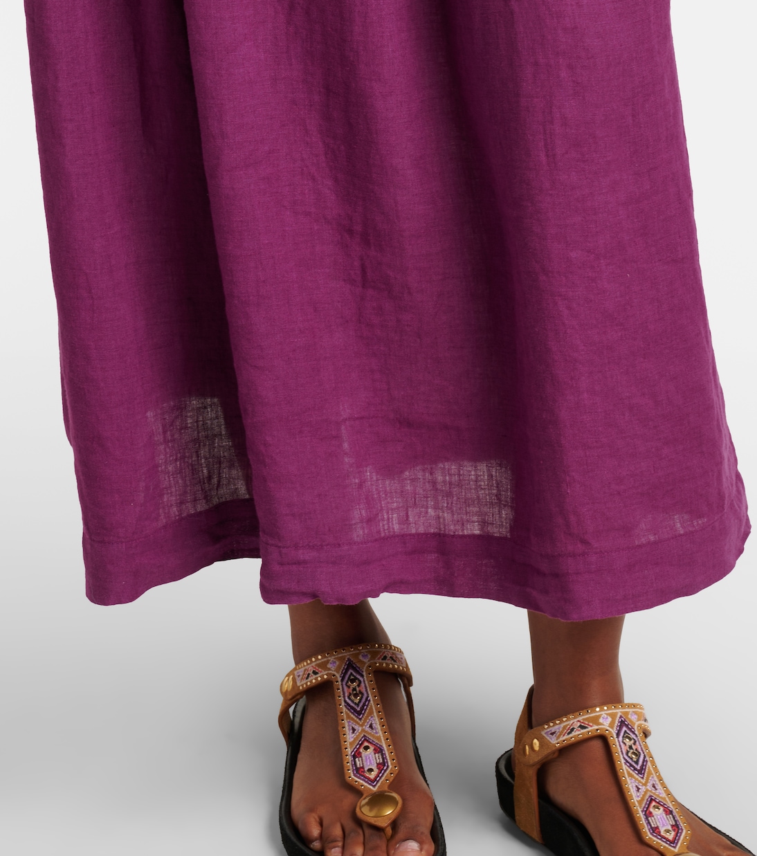 Linda linen maxi skirt | Velvet