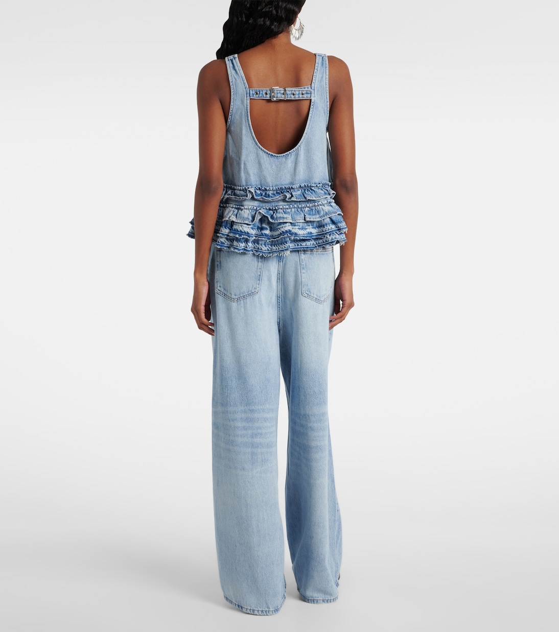 Top aus Denim | Ganni